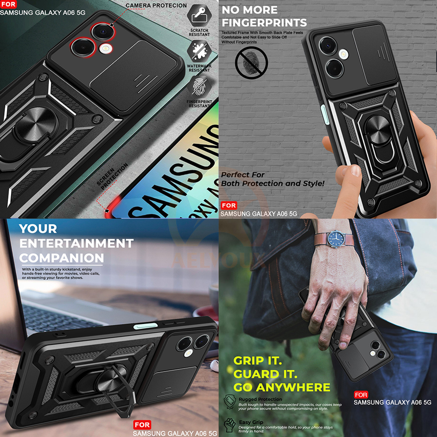 Image of AelVouX Back Cover for Samsung Galaxy A06 5G