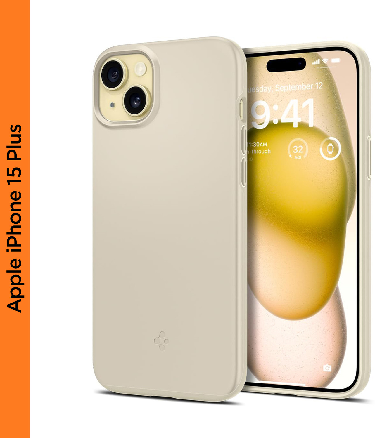 Image of Spigen Thin Fit Back Cover for Apple iPhone 15 Plus