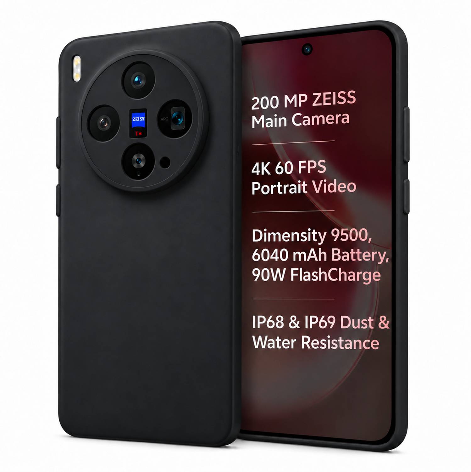 ArmourPro Back Cover for Vivo X300 5G, Vivo X300, Microfiber Lining, Silicon Case