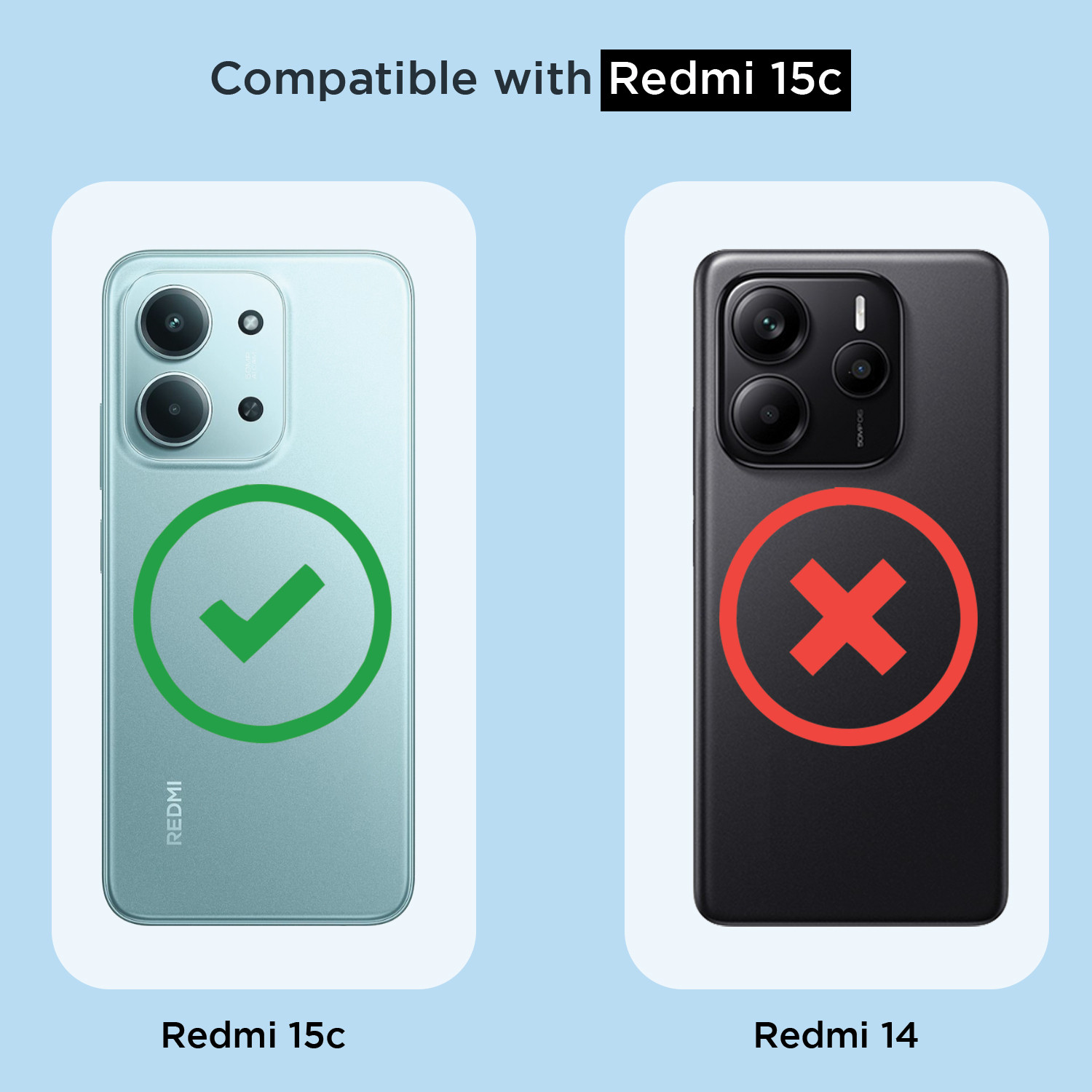 Image of GLOBAL NOMAD Back Cover for Redmi 15C 5G