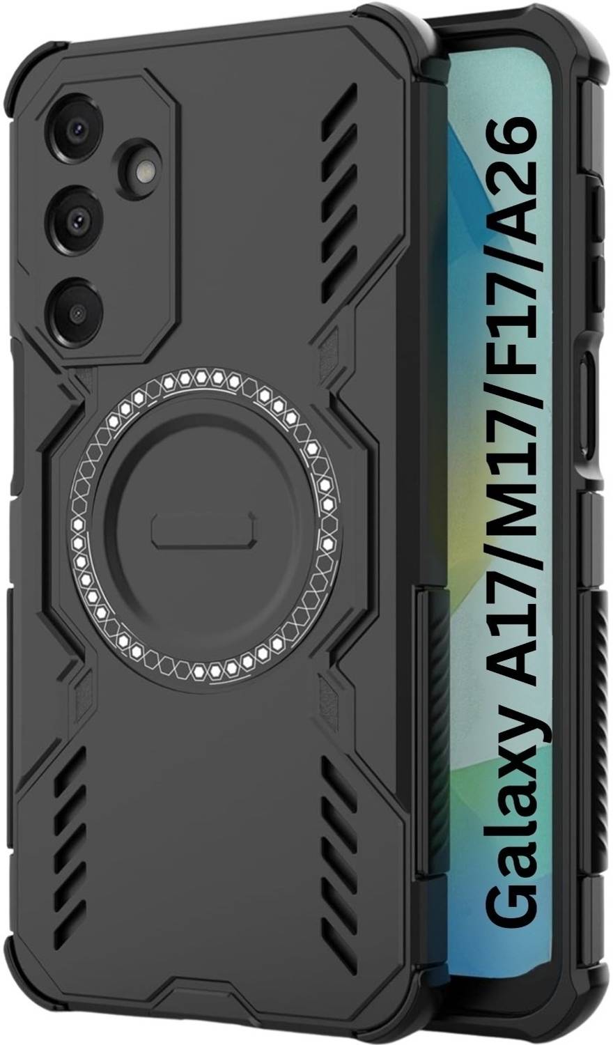 Fablue Back Cover for Samsung Galaxy F17 5G Black - Image 1