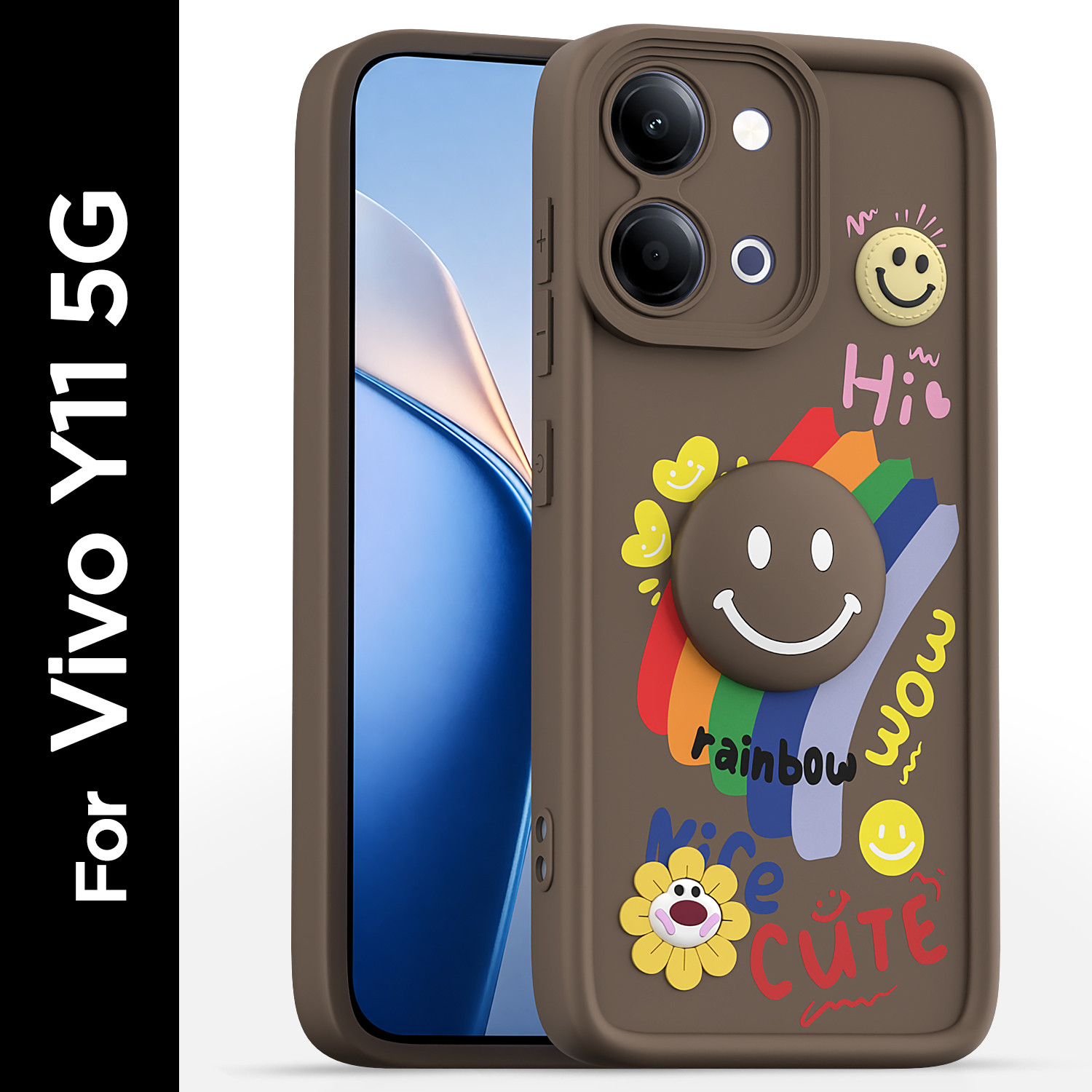Image of Pikkme Back Cover for Vivo Y11 5G