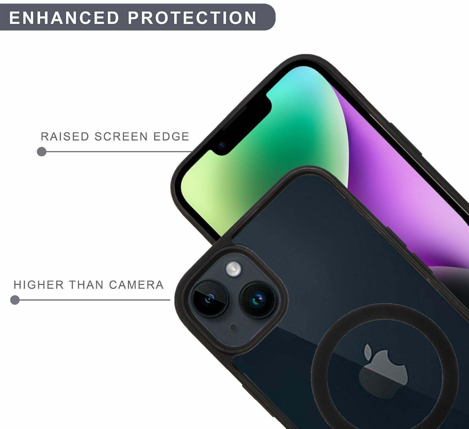 Image of Sprig Transparent Magnetic Back Cover for Apple iPhone 14, Apple iPhone 14, iPhone 14