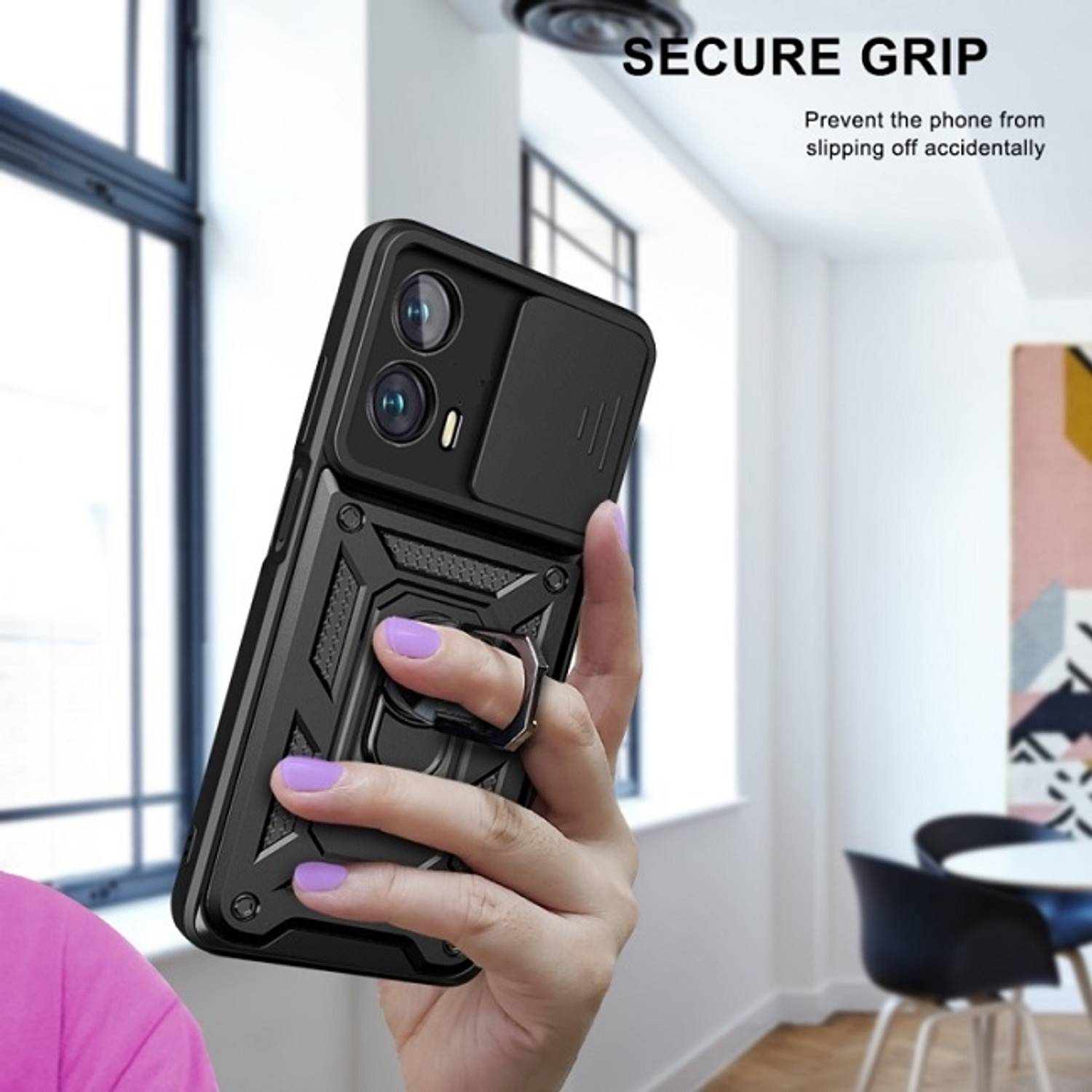 Runicha Moto G35 5G Rubber Back Cover - Image 4