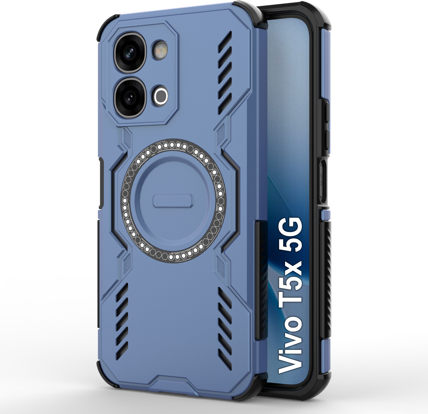 Image of Zapcase Back Cover for Vivo T5x 5G