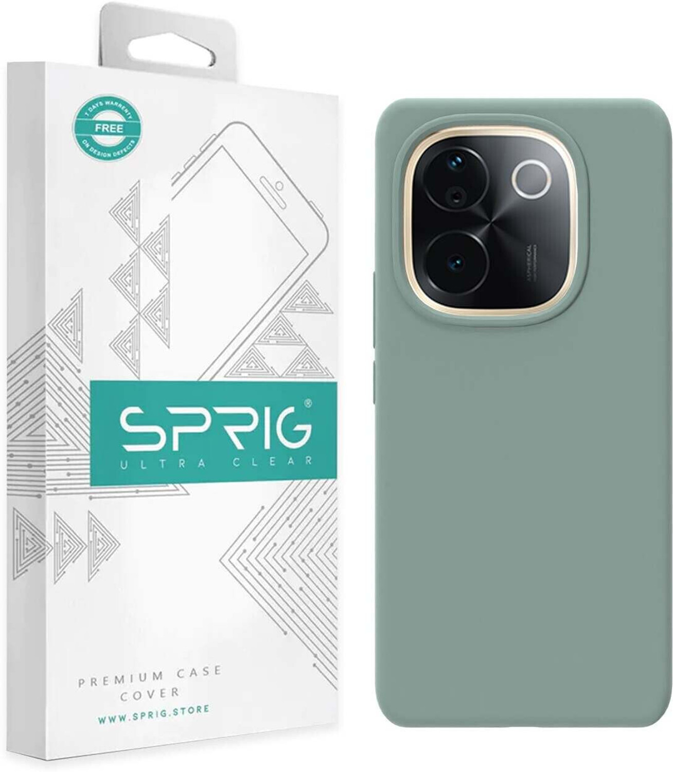 Image of Sprig Back Cover for IQOO Z9S PRO 5G, IQOO Z9s Pro 5G, Vivo T3 Pro 5G, VIVO T3 PRO, T3 Pro 5g