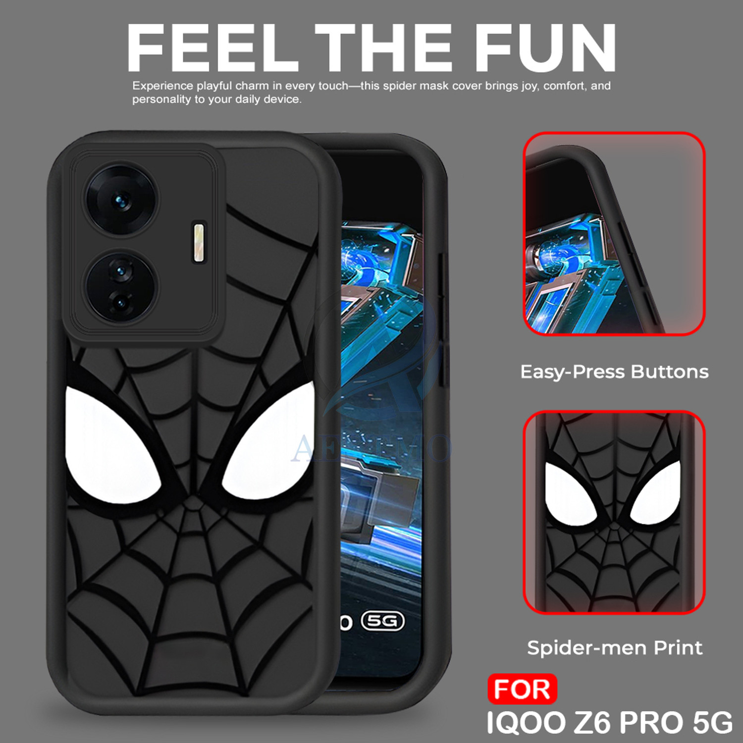 Image of AESTMO Back Cover for iQOO Z6 Pro 5G