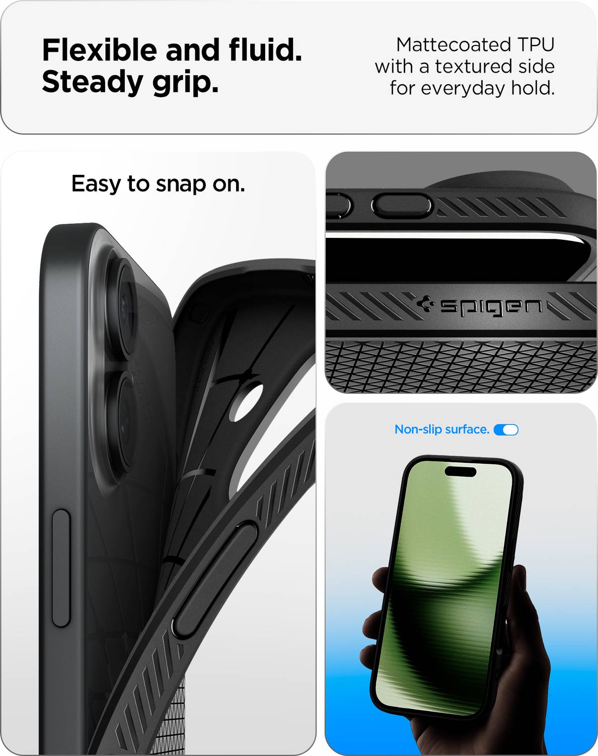 Spigen Liquid Air Back Cover for iPhone 17 - Image 3