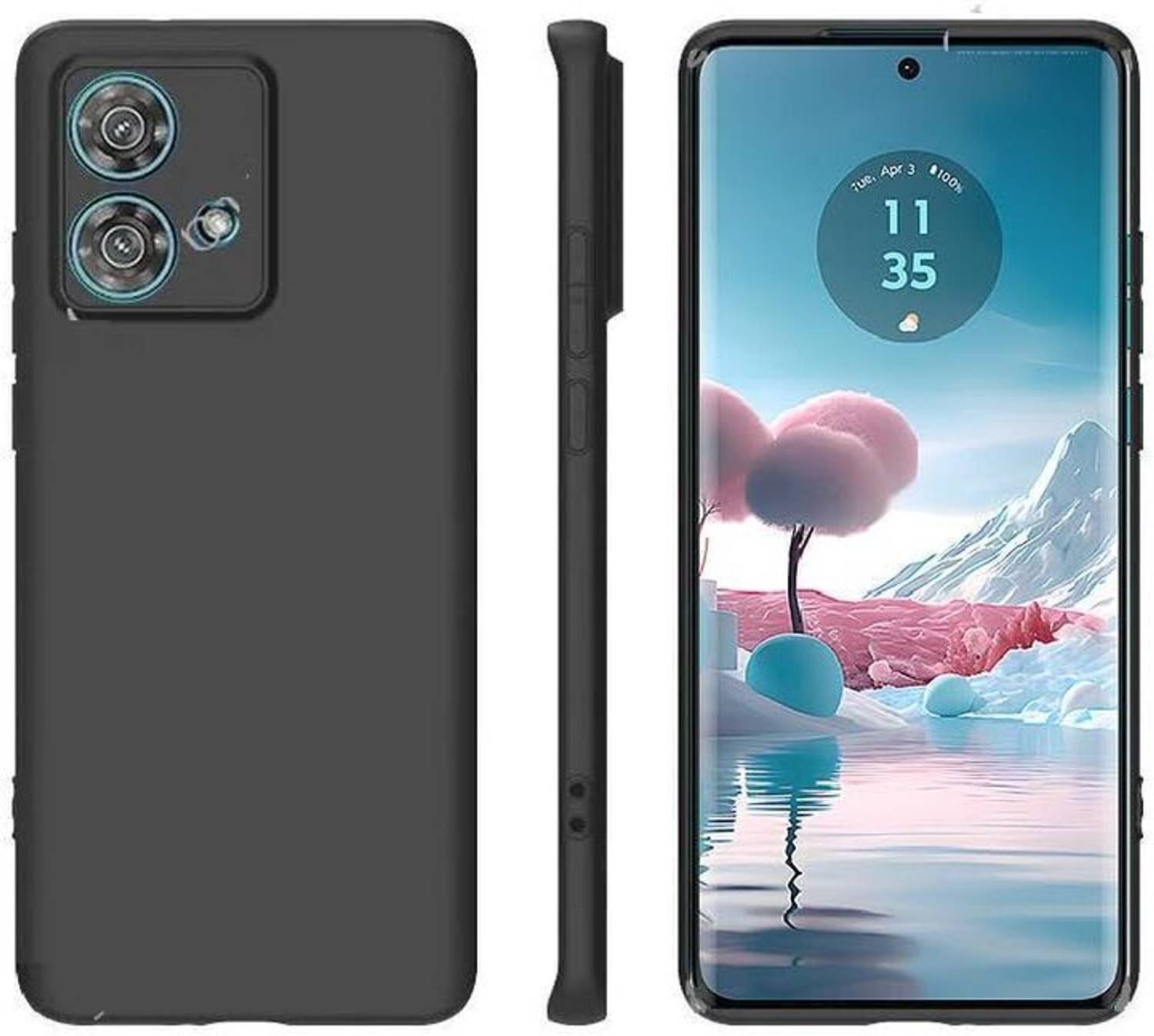 GDBUY Back Cover for MOTOROLA Edge 40 Neo, MOTO Edge 40 Neo