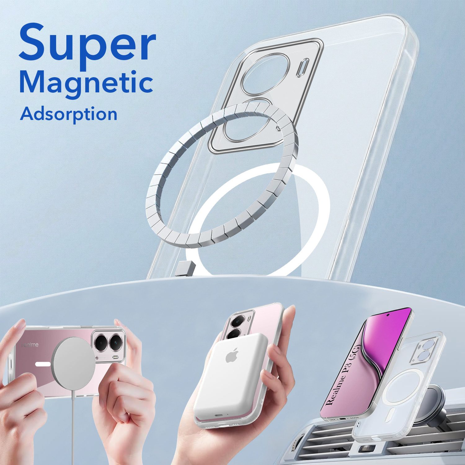 Image of JKOBI Back Cover for Realme P3