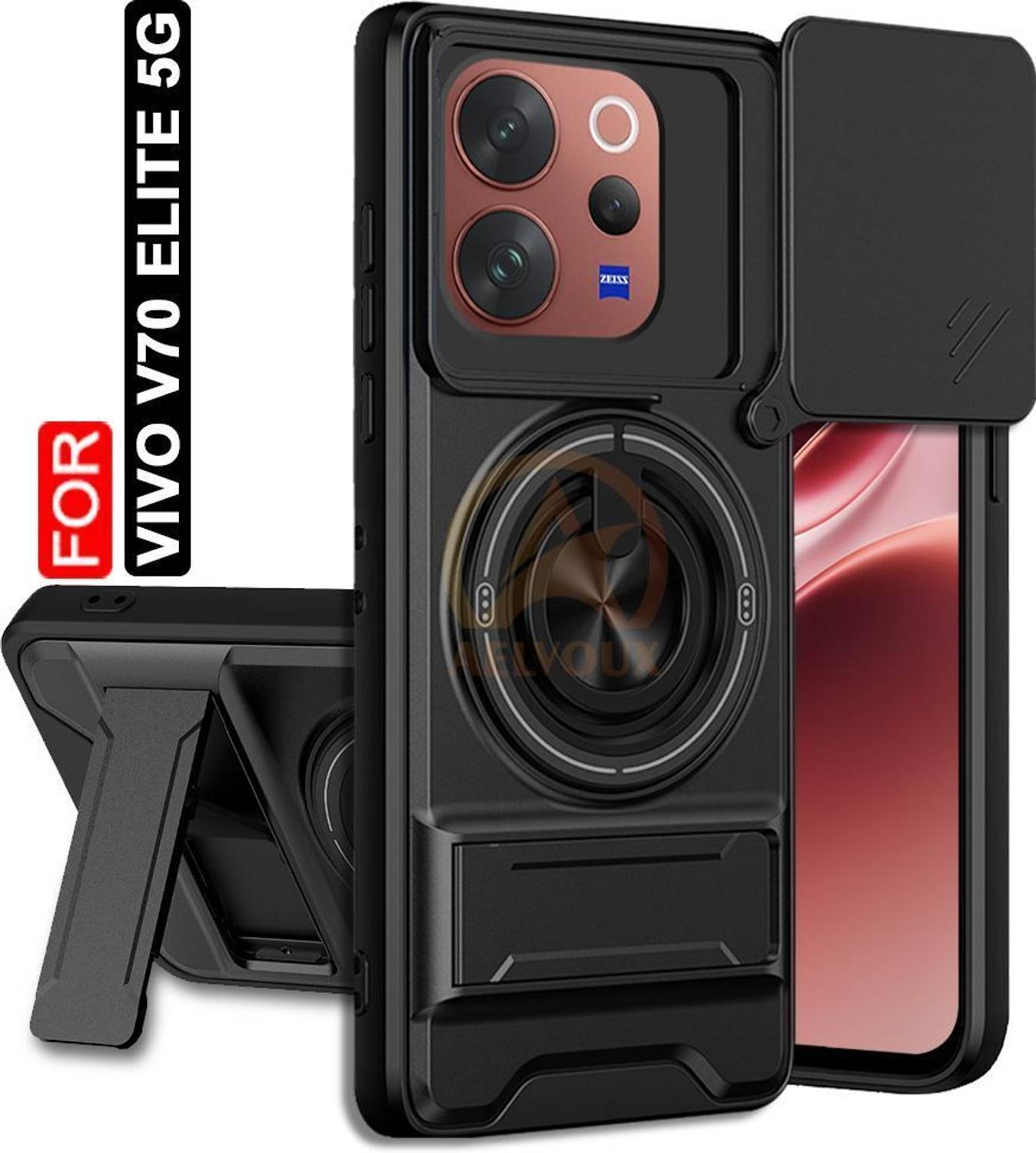AelVouX Back Cover for Vivo V70 Elite 5G