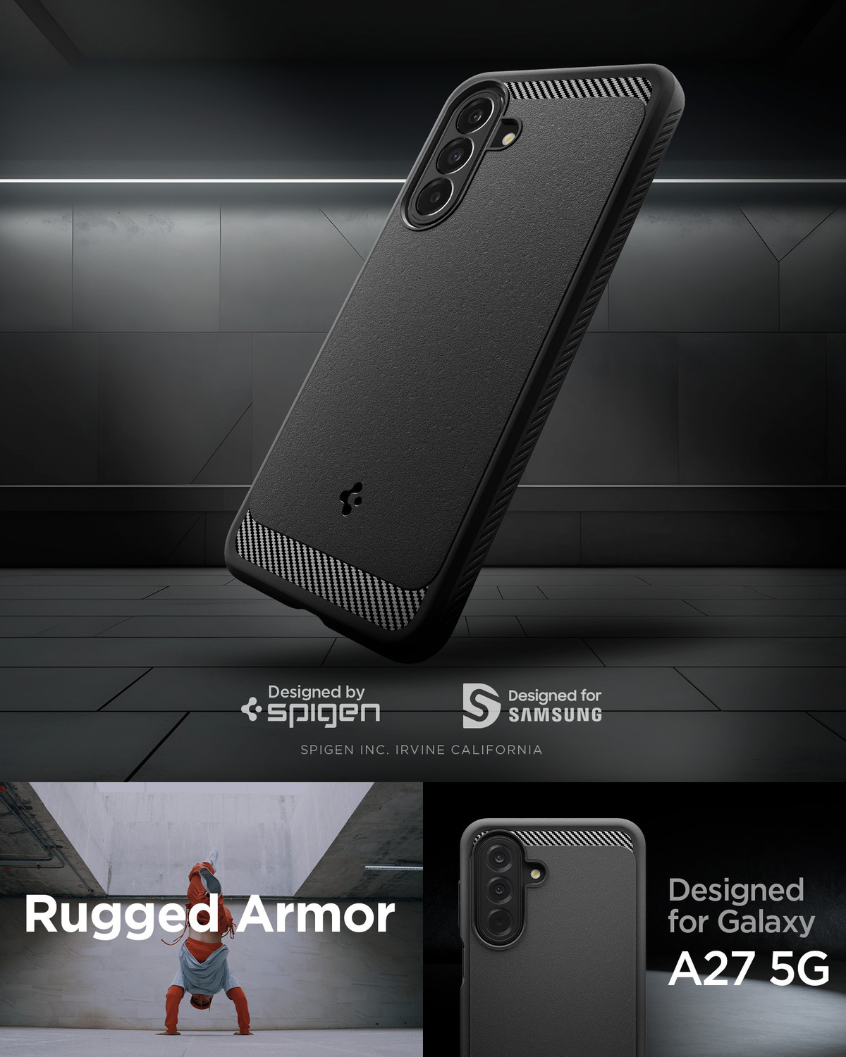 Image of Spigen Back Cover for Samsung Galaxy A27 5G /M47 5G /F70 Pro 5G