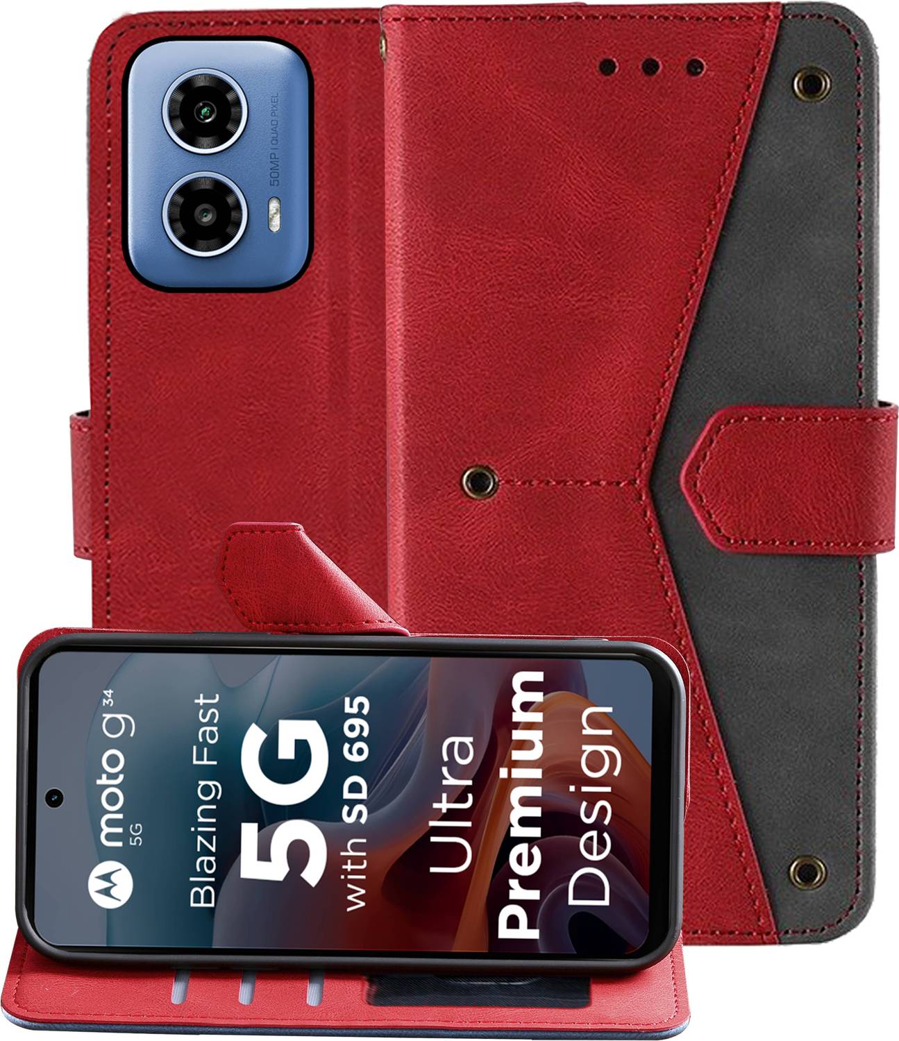 Autofocus Back Cover for Moto G34 5G