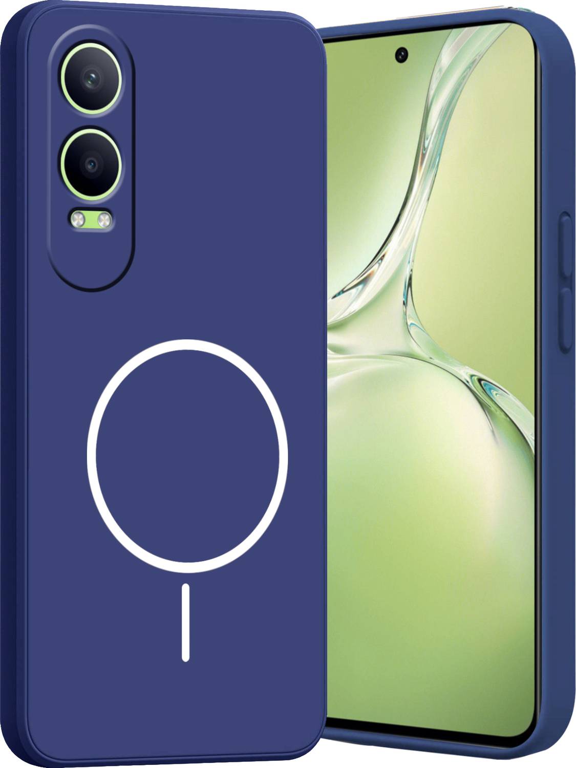 Ascensify Back Cover for Oppo K12x 5G Soft Silicone, Flexible, Slim Case with Printed Ring Design
