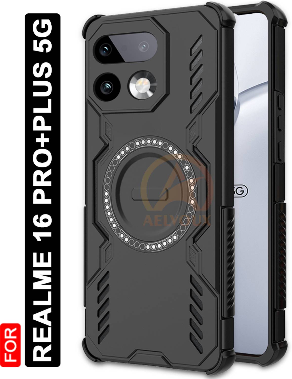 AelVouX Back Cover for Realme 16 Pro Plus 5G