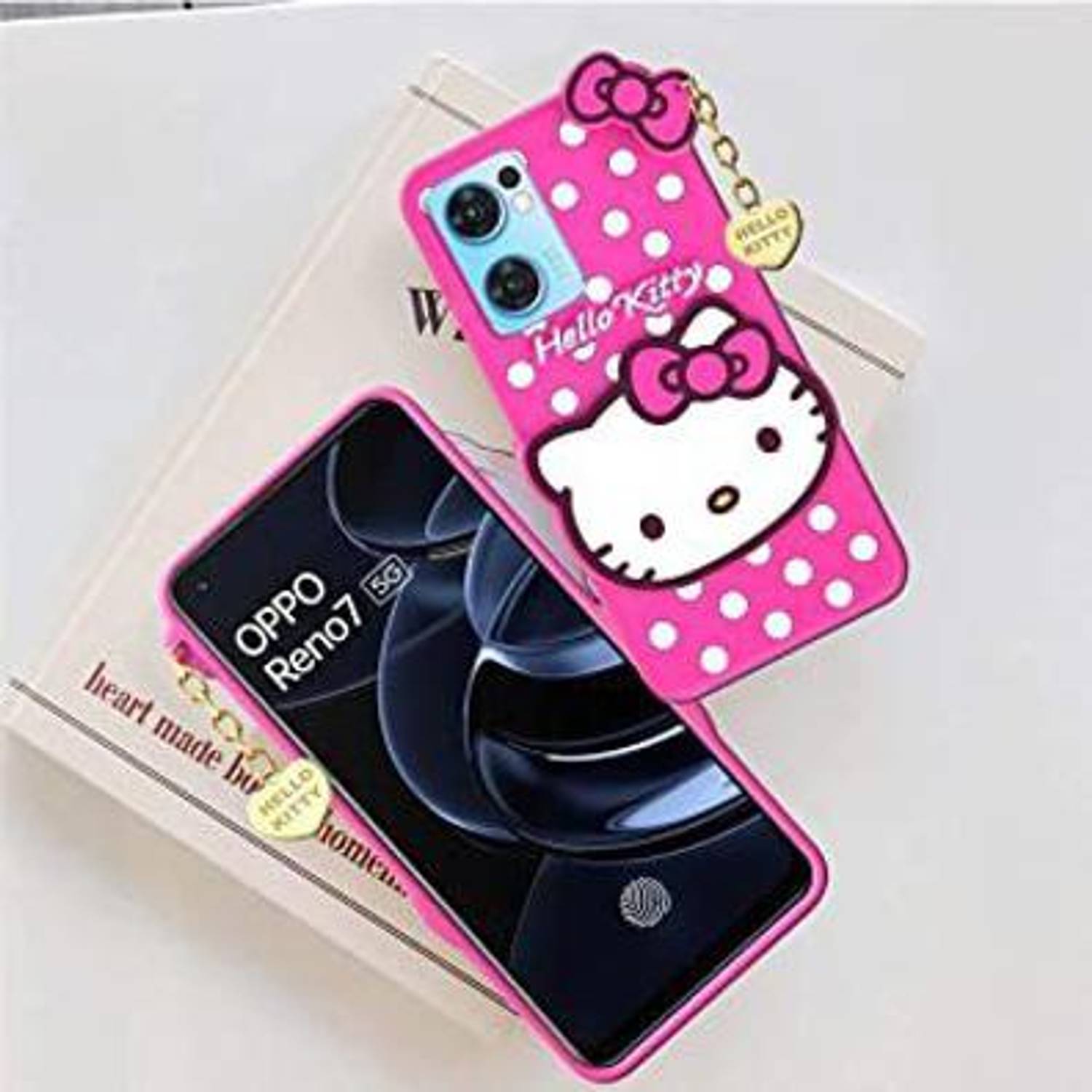 GOKEN Cover per Oppo Reno7 4G (6.43), Custodia Folio in
