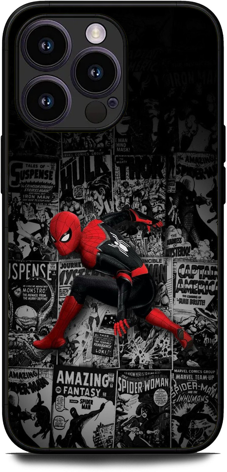 Image of ThePrintlink Back Cover for APPLE iPhone 16 Pro Max (SPIDERMAN, AVENGER, MARVEL, SUPERHERO)