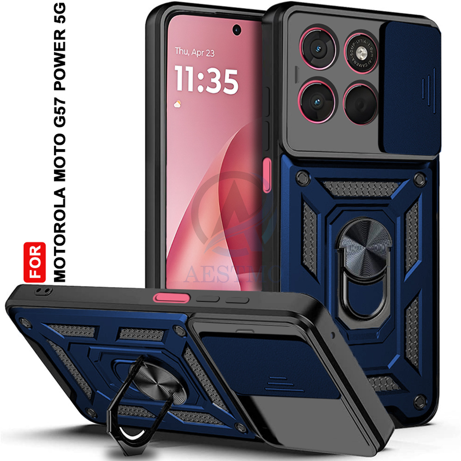 Image of AESTMO Back Cover for Motorola Moto G57 Power 5G