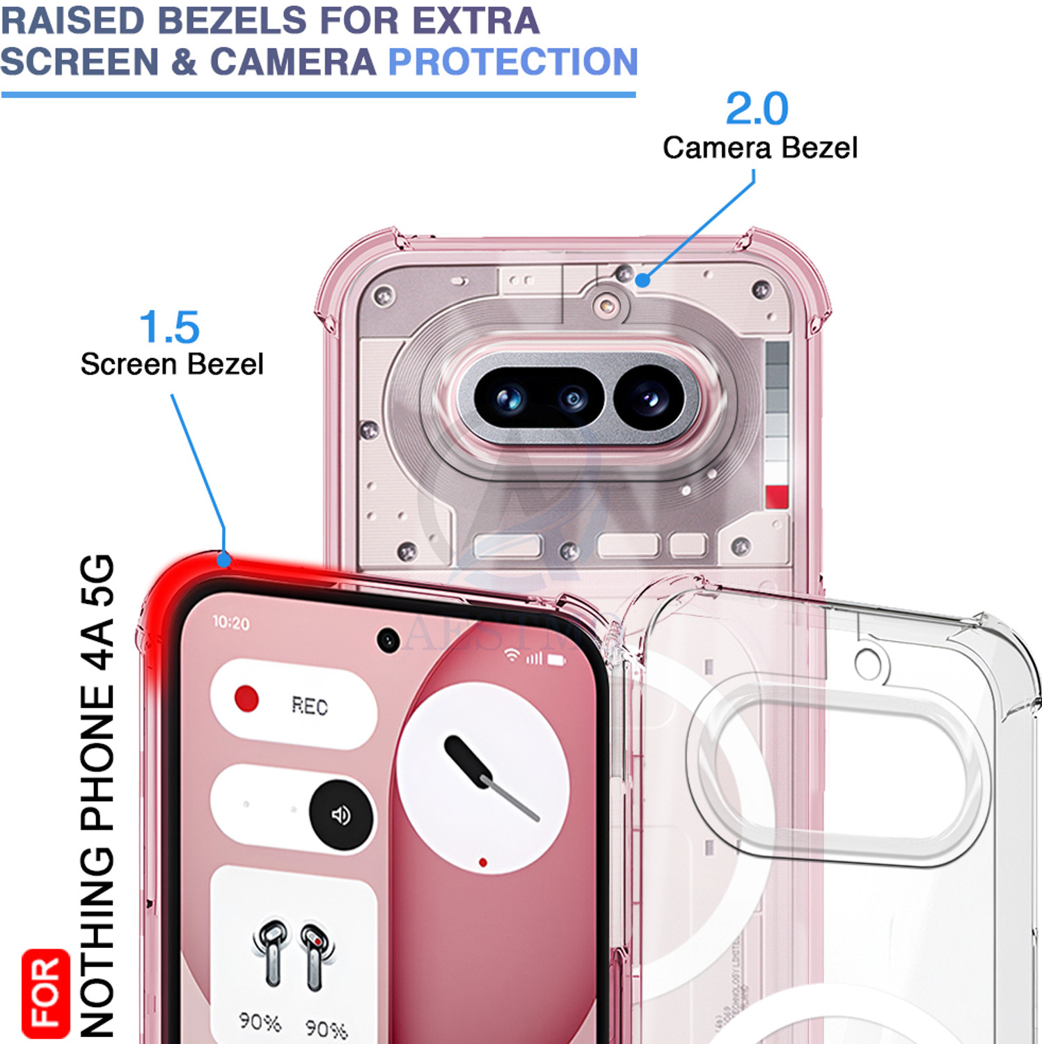 Image of AESTMO Back Cover for Nothing Phone 4A