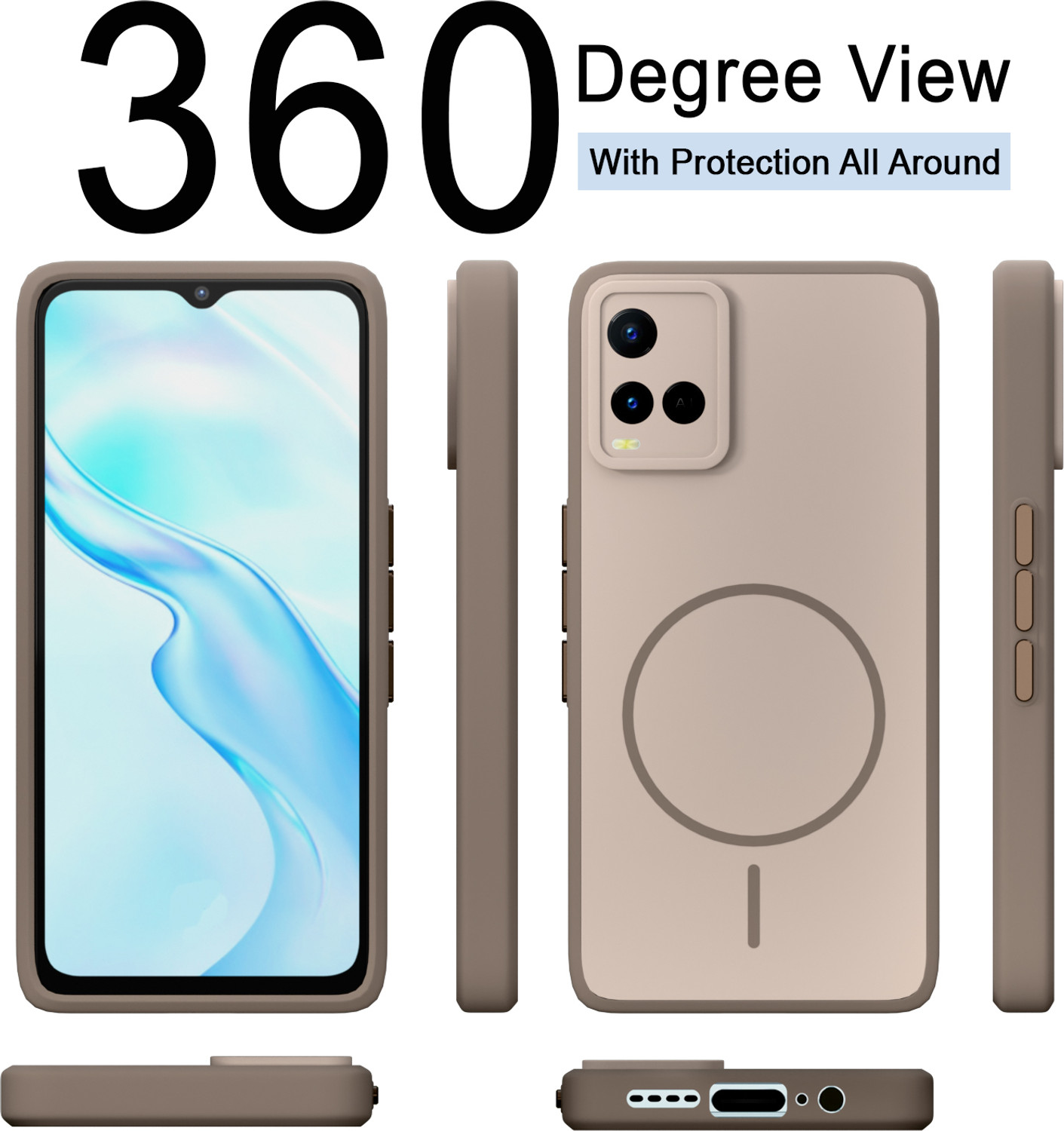 Image of KartV Back Cover for Vivo T1 5G