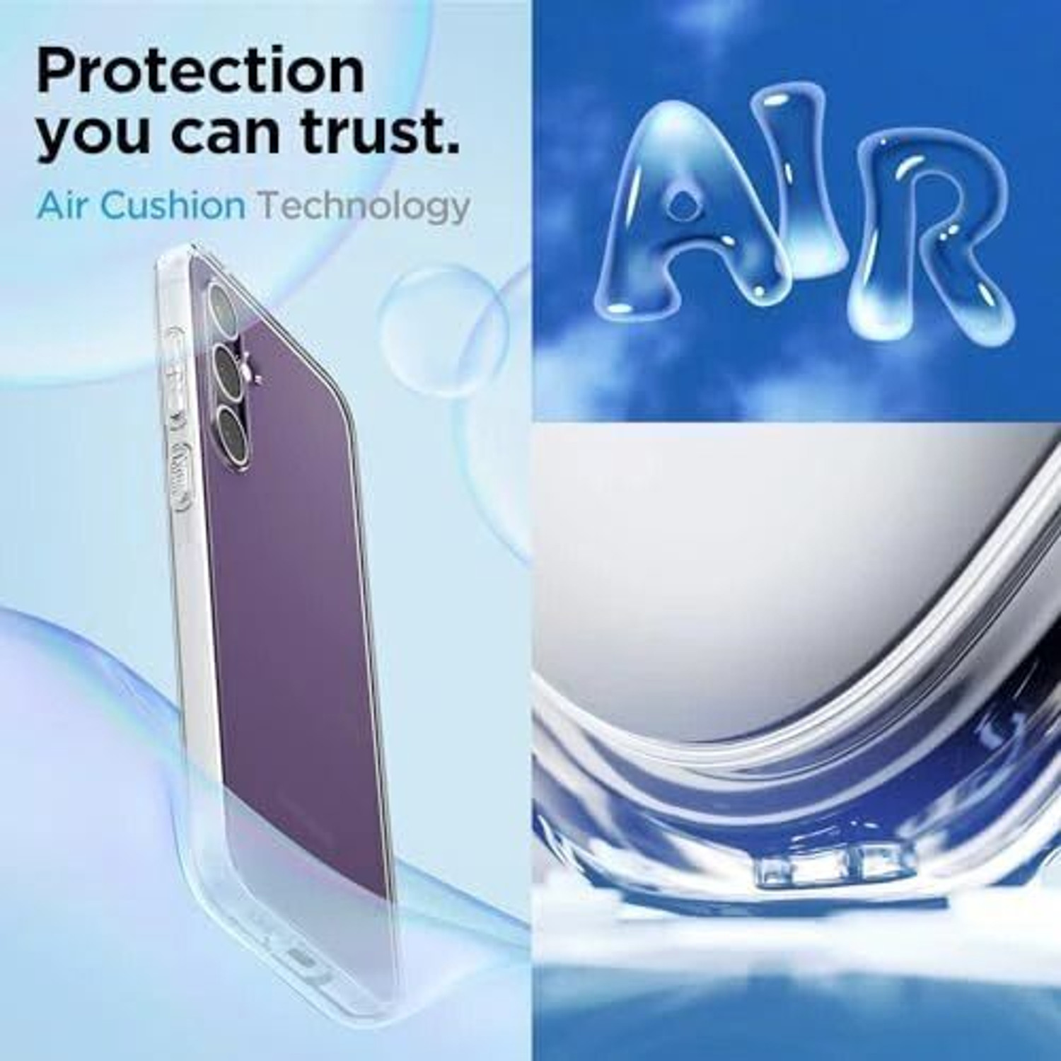 Image of Spigen Liquid Crystal Back Cover for Galaxy S23 FE
