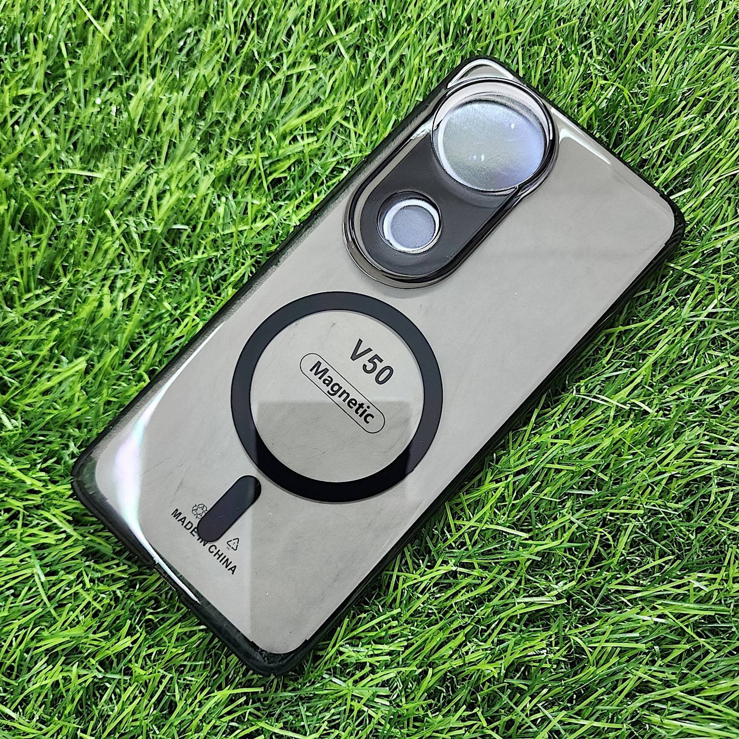 A3sprime Back Cover for vivo V50 5G, |Soft Hard TPU Anti Slip Drop Protective|