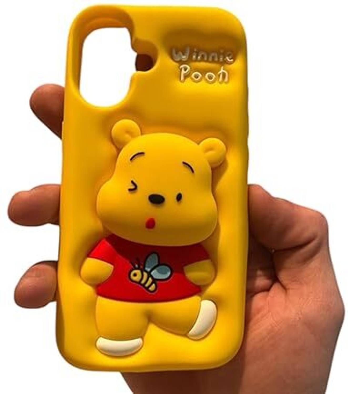 iPhoneアクセサリー CASSETiFY Winnie the Pooh iPhone16plus OK FRIENDS Back Cover for Winnie Pooh Pop-Up Soft Silicone Mobile