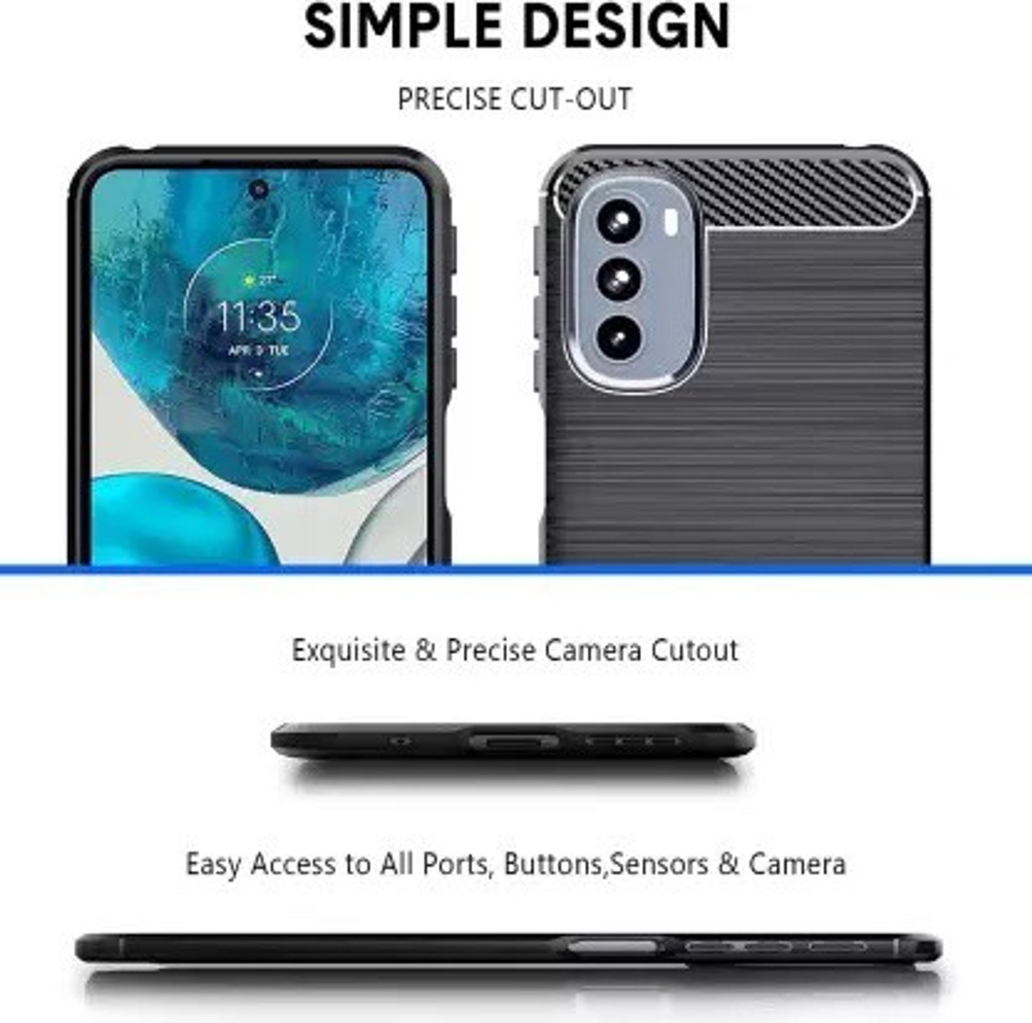 Image of NewStatus Back Cover for Motorola G82 5G, Moto G82 5G