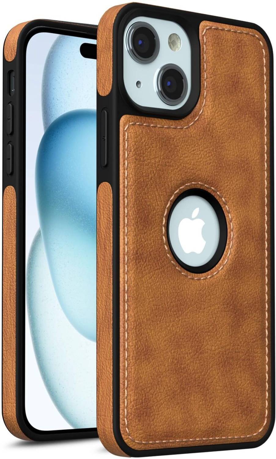 Bonqo Back Cover for Apple iPhone 15 Brown - Image 1