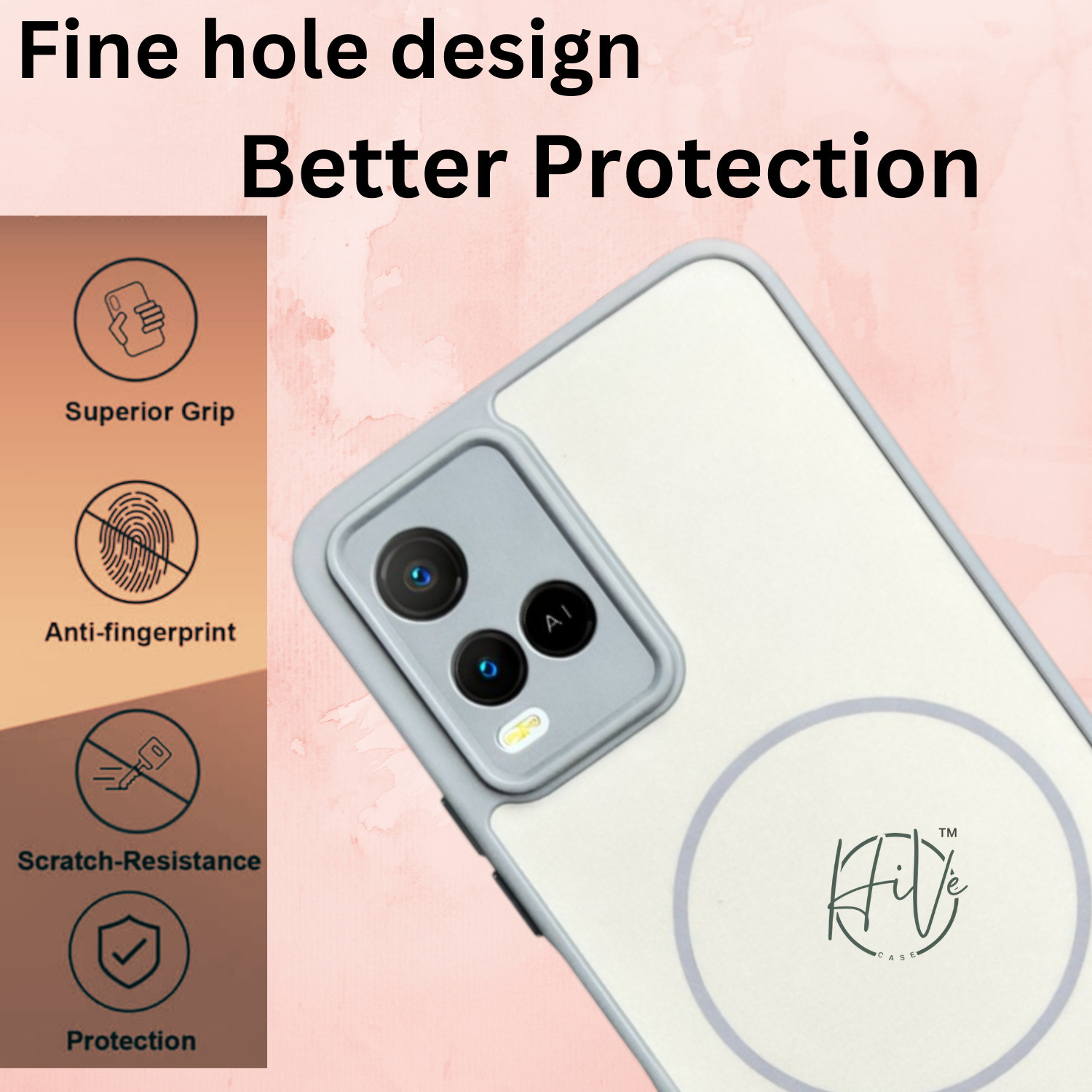Image of Hive Back Cover for Vivo Y21, Vivo Y33S, Vivo Y21T, Vivo Y33L