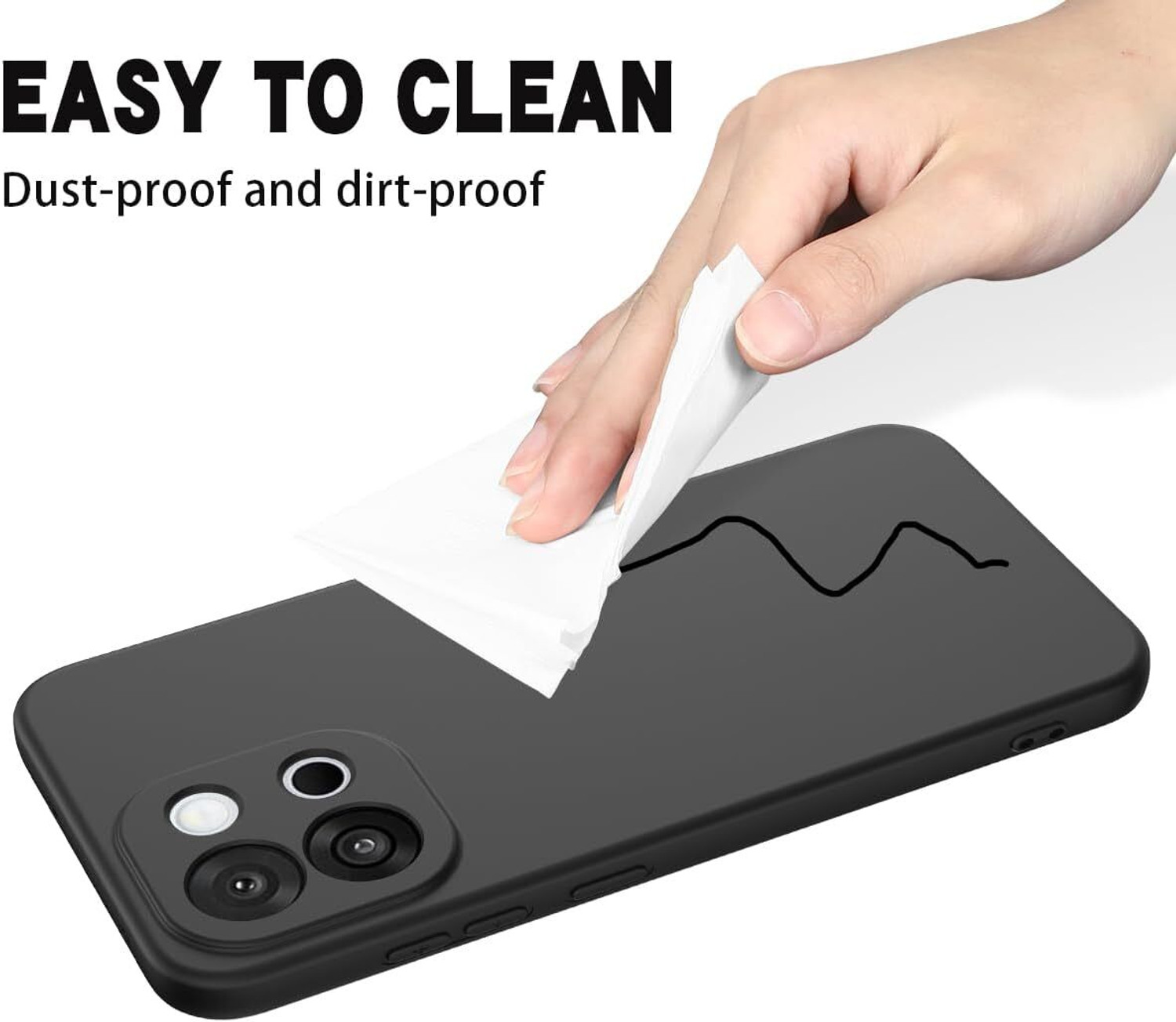 Image of COVERLINE Back Cover for Oppo K13 5G Silicon Flexible Shockproof Anti Scratch Back Cover