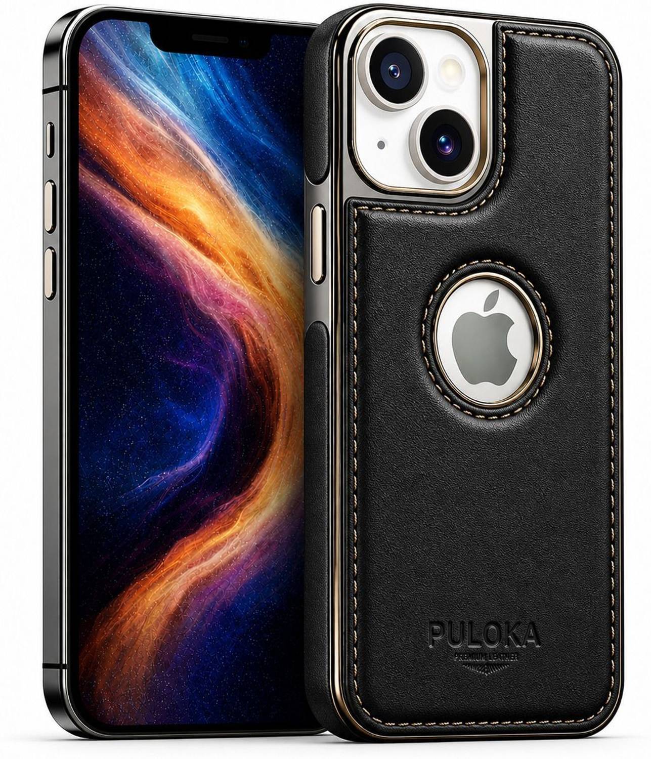TechTrave Back Cover for Apple iPhone 13 - Black