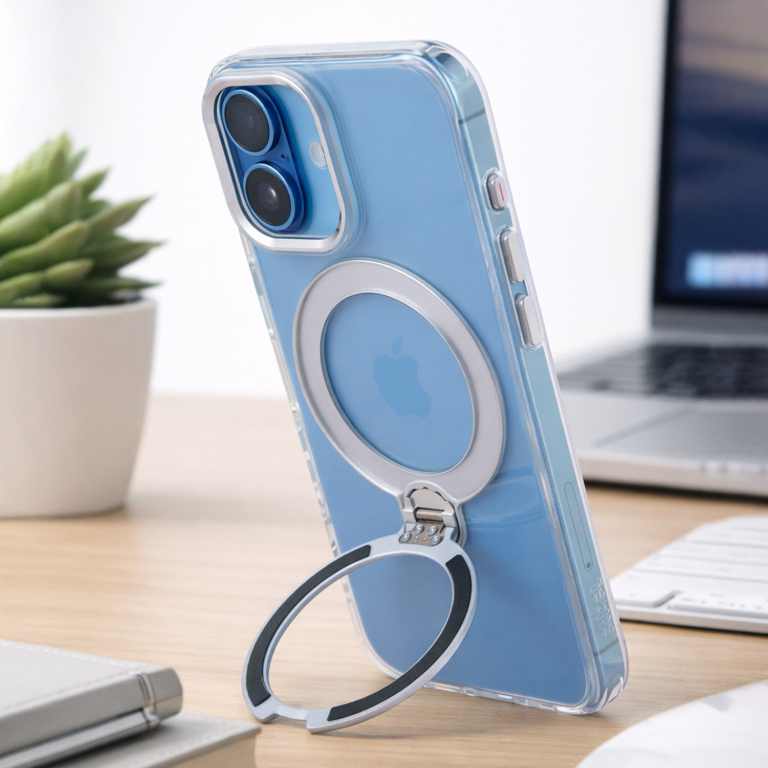 Image of Tekne Back Cover for iPhone 17 with MagSafe Support, Shock Protection & Anti-Slip Grip