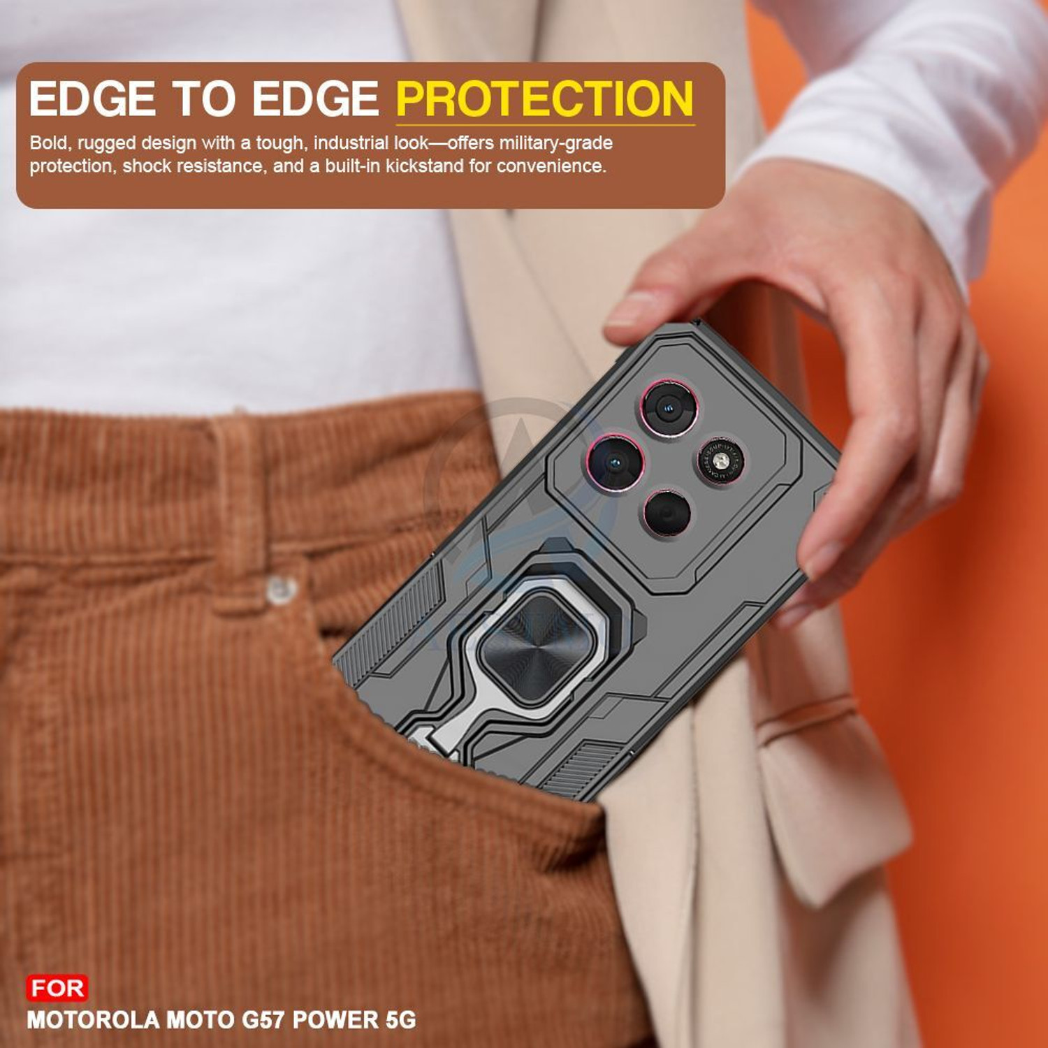 Image of AESTMO Back Cover for Moto G57 Power 5G