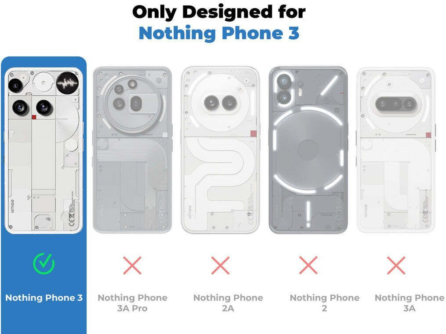 Image of SYOTT Back Cover for Nothing Phone (3)