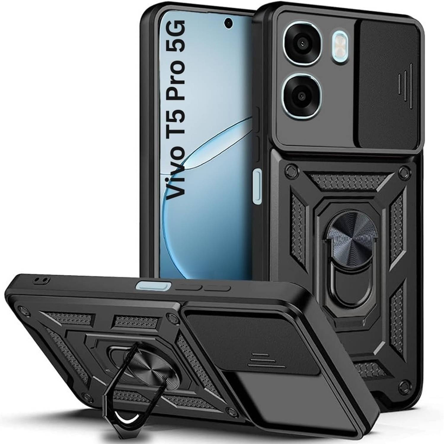 Fablue Back Cover for Vivo T5 Pro 5G
