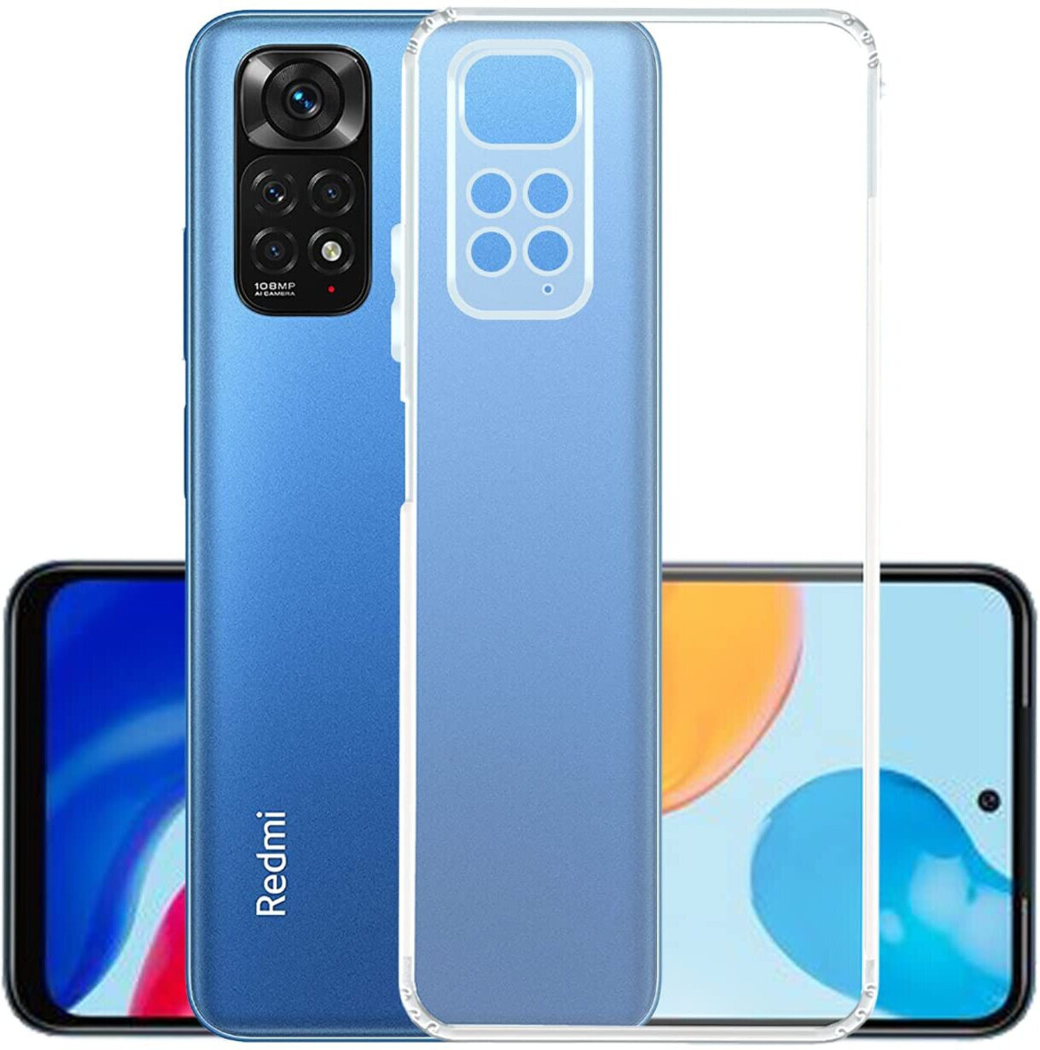 Image of YOFO Back Cover for Redmi Note 11 (4G), Redmi Note 11s (4G)