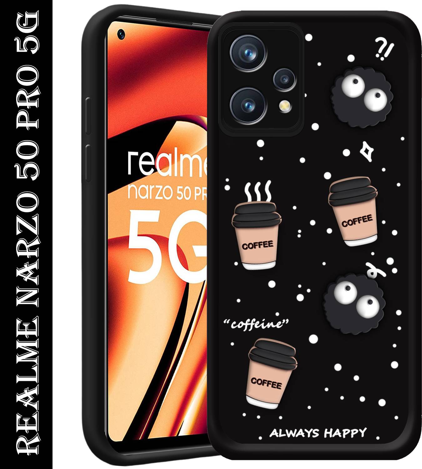 BOZTI Back Cover for Realme Narzo 50 Pro 5G