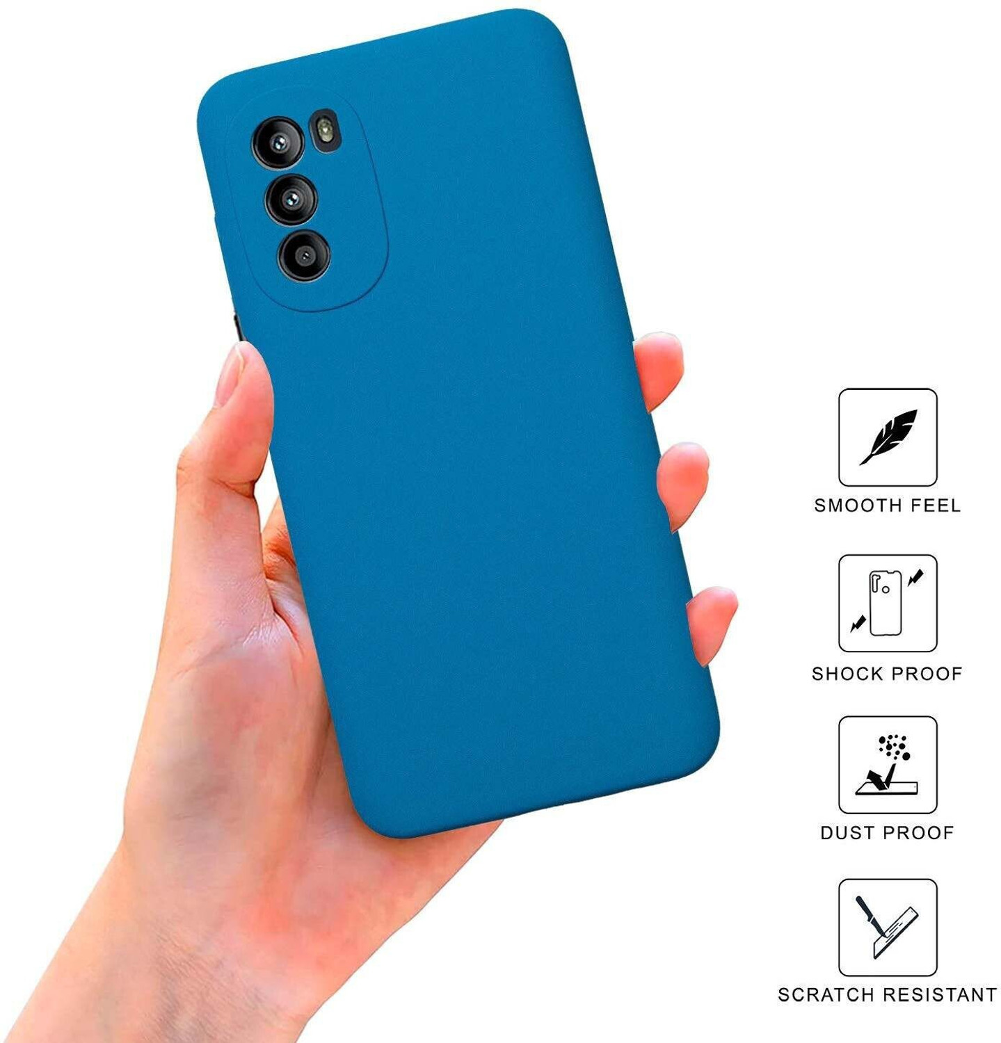 Image of Sprig Liquid Silicone Back Cover for MOTOROLA g82 5G, Motorola G82, Moto G82