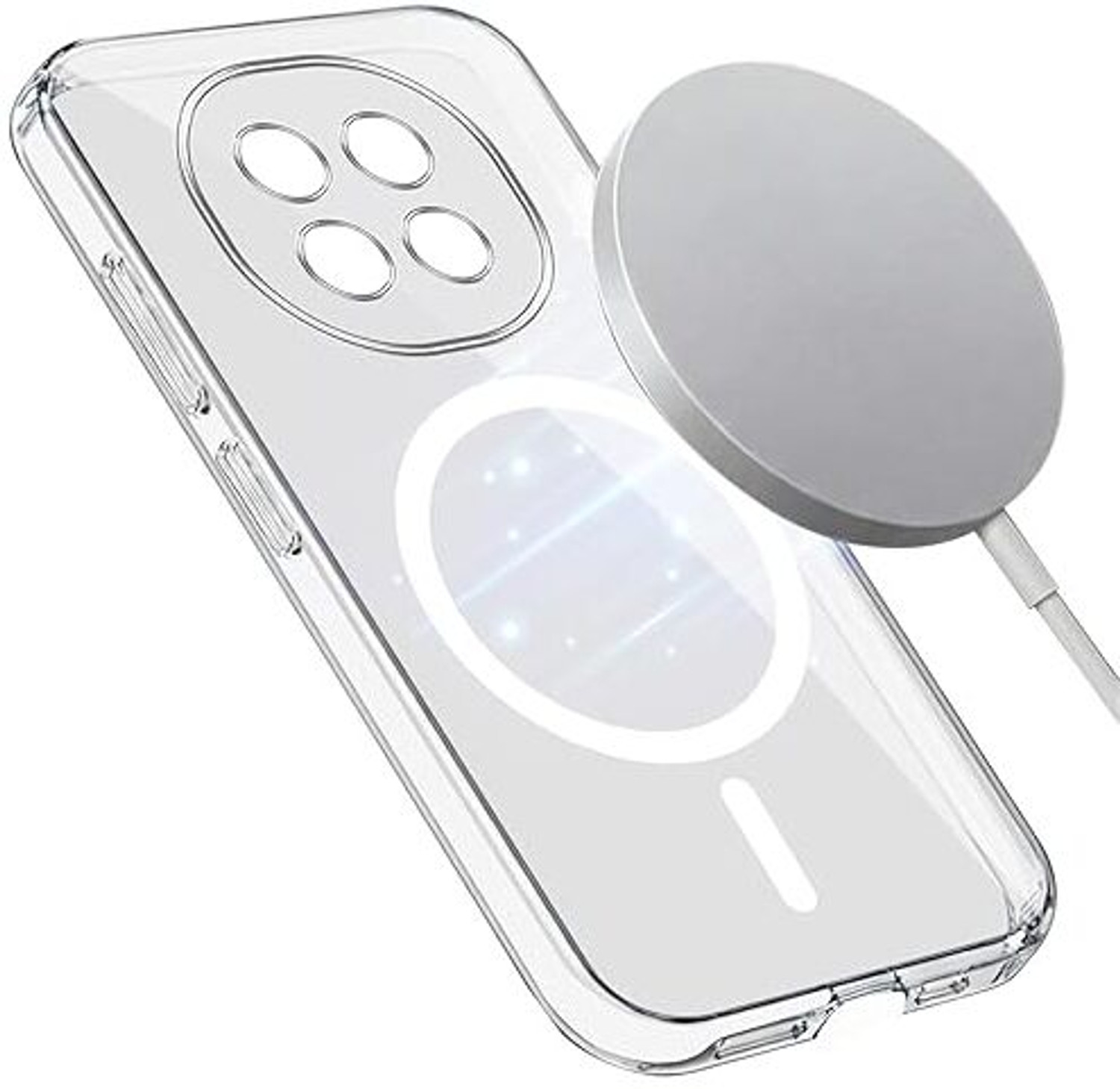 Image of Kosher Traders Back Cover for Realme 13 Pro 5G MagSafe Design Hard Premium Back Case
