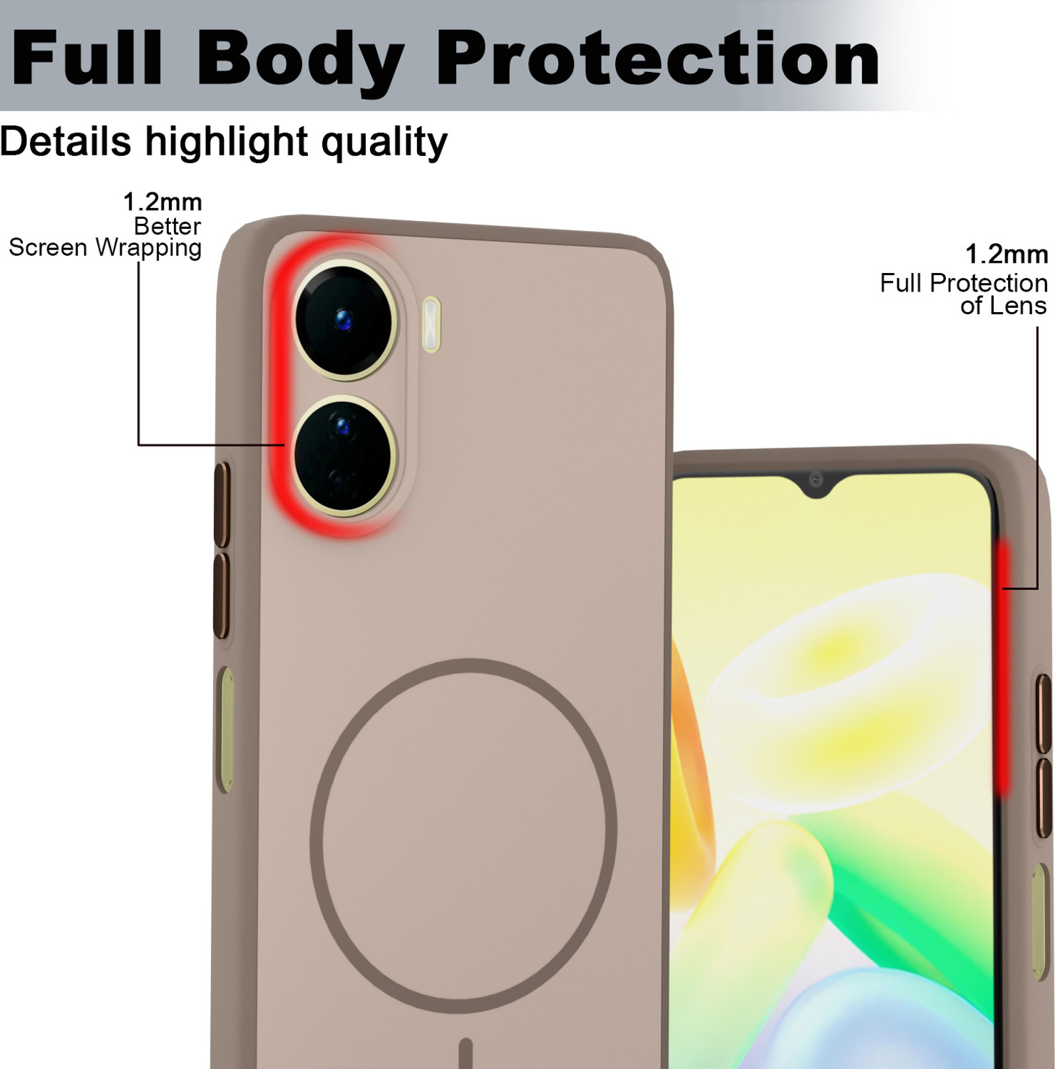 Image of KartV Back Cover for Vivo T2x 5G