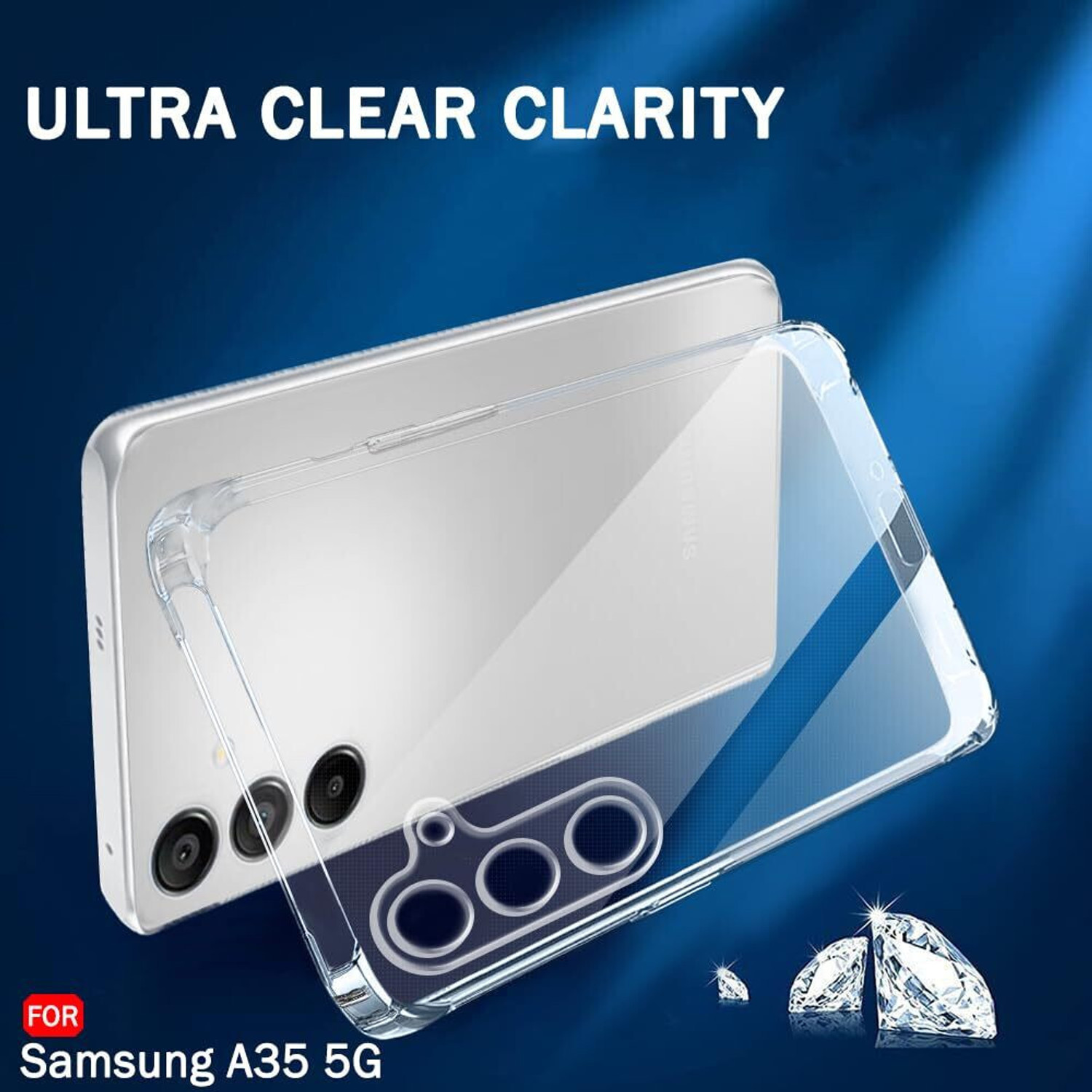Image of Caseroy Back Cover for SAMSUNG Galaxy A35 5G