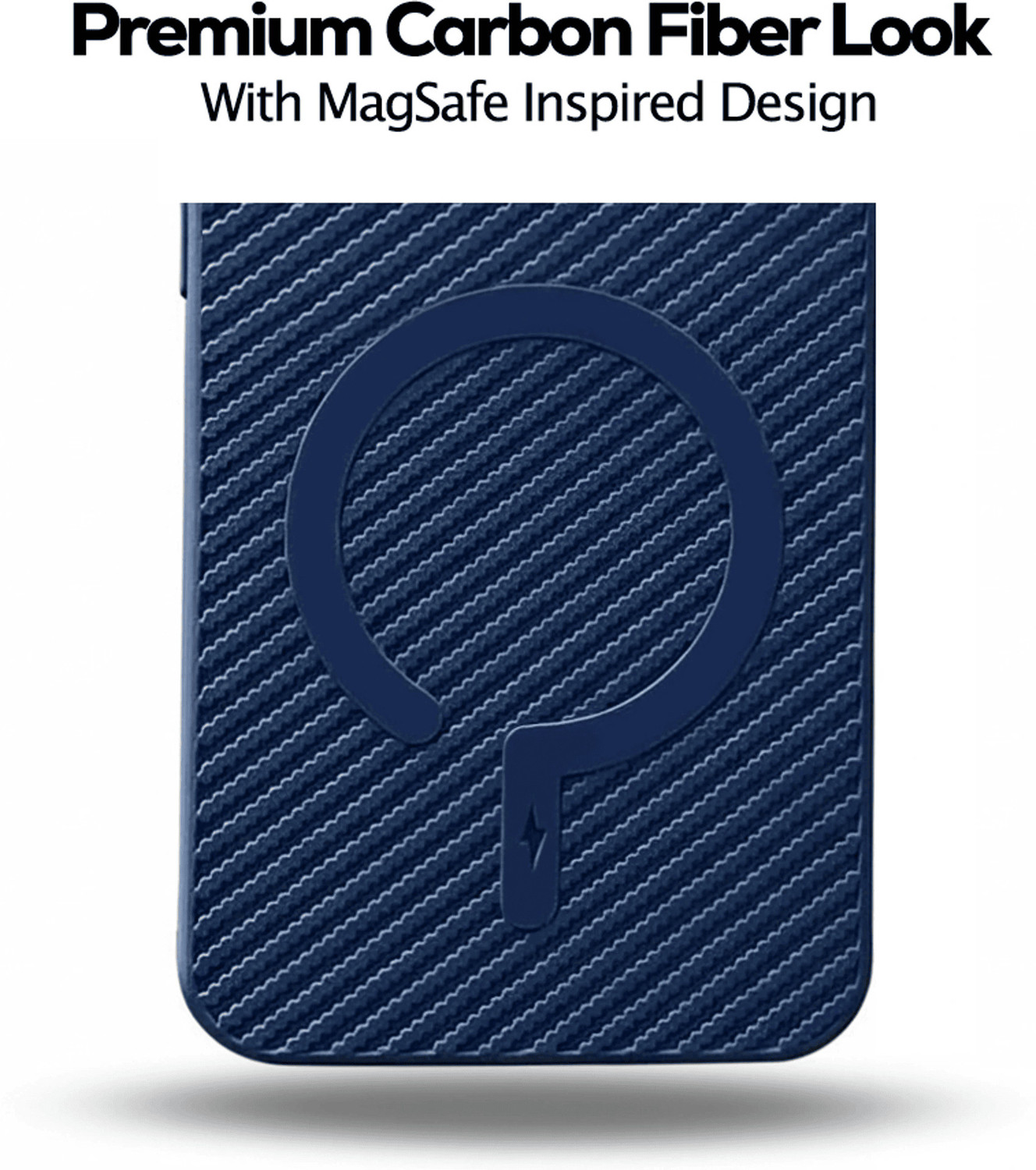 Image of ArmourPro Back Cover for MOTOROLA Edge 50 Fusion, MOTOROLA Edge 50 Fusion, Carbon Fiber Magsafe Case
