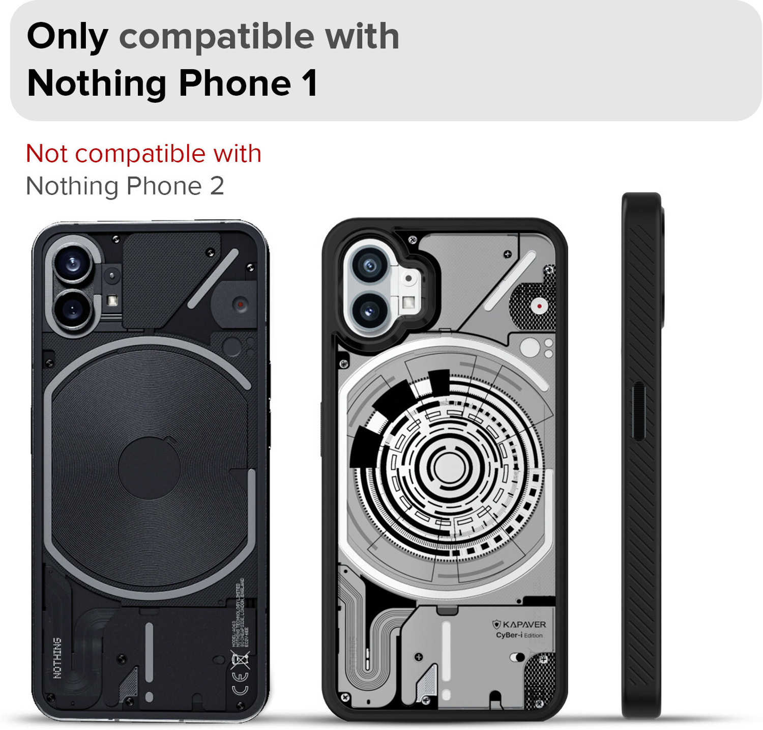 Image of Kapaver Back Cover for Nothing Phone (1)