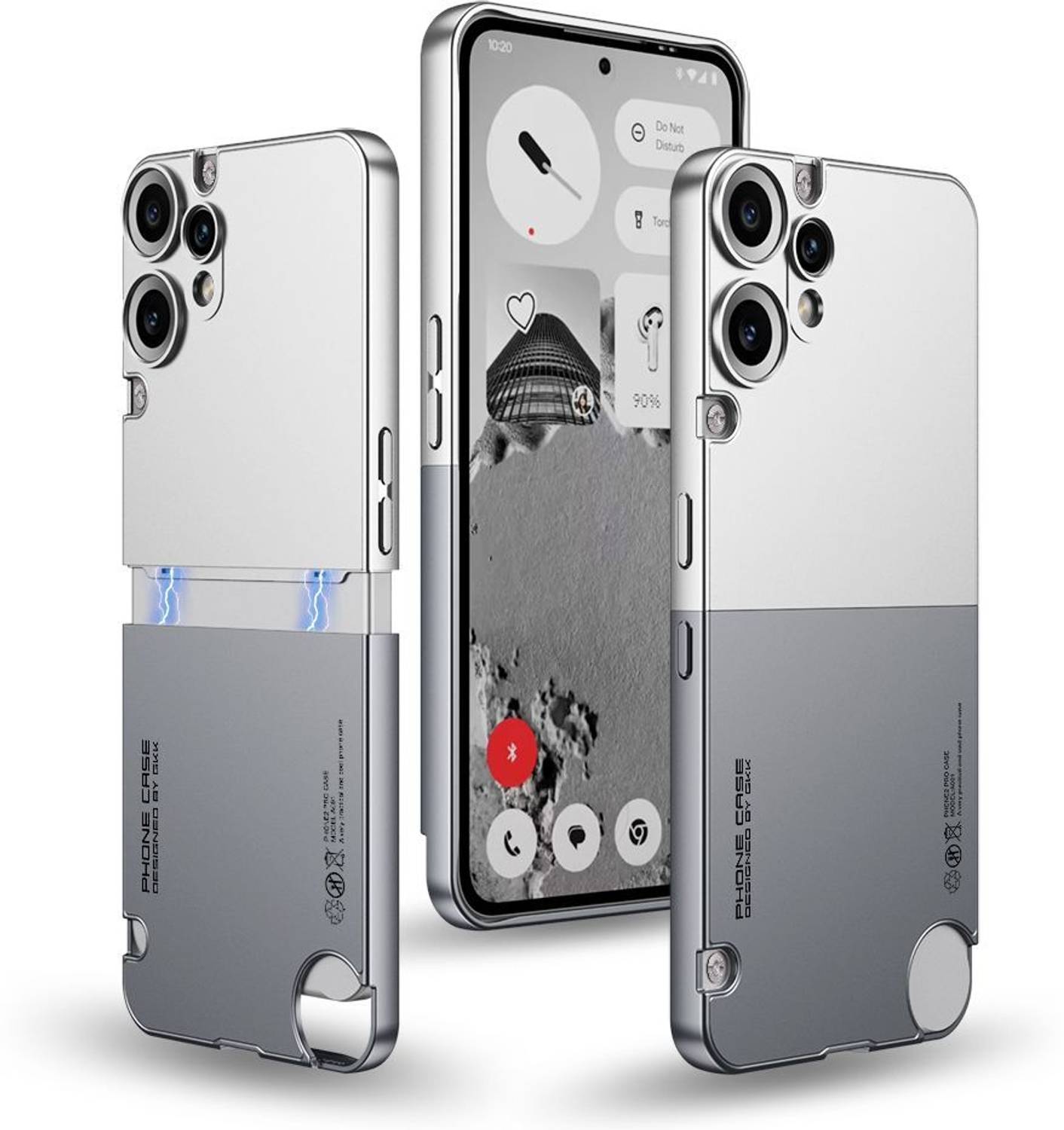 FlareHUB Back Cover for Nothing Phone 2 Pro Gray - Image 1