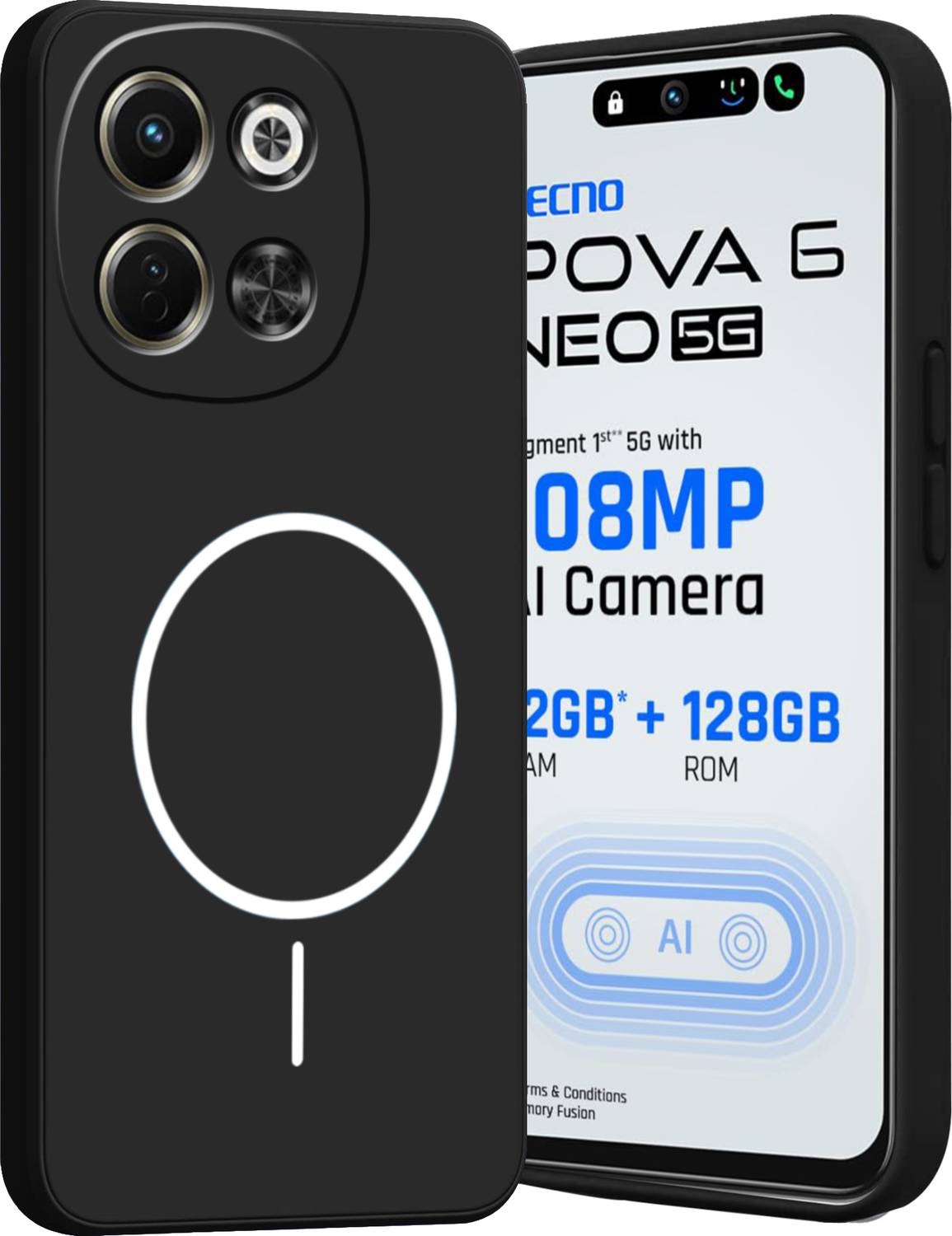 Forego Back Cover for TECNO POVA 6 NEO 5G