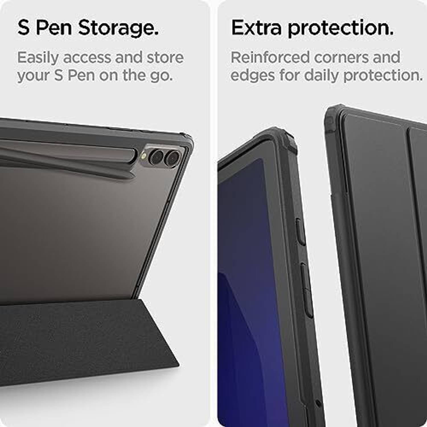 Spigen Ultra Hybrid Pro Back Cover for Samsung Galaxy Tab S9 Plus