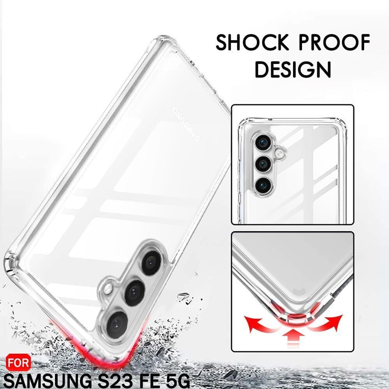 Image of Flipkart SmartBuy Back Cover for Samsung Galaxy S23 FE 5G