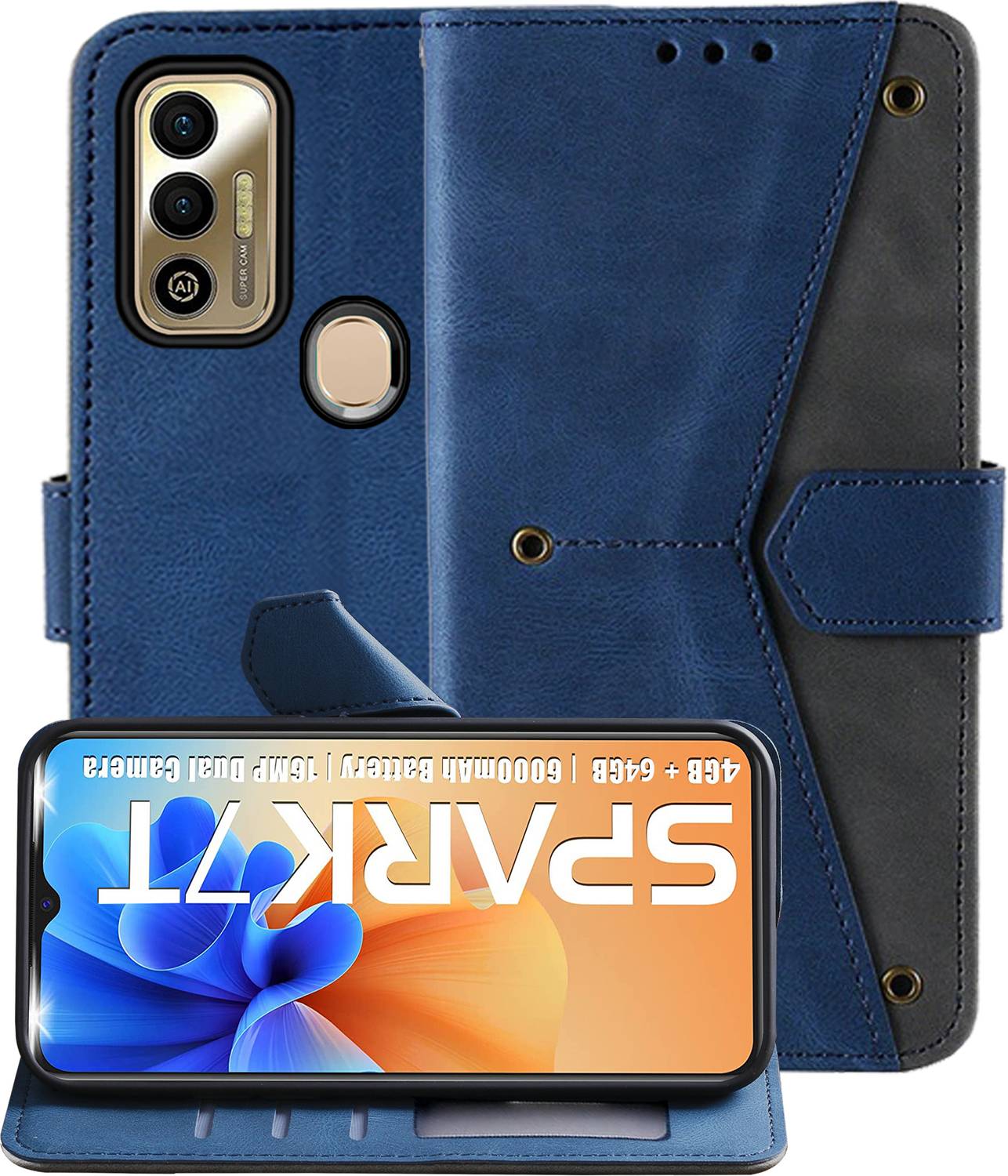 Autofocus Back Cover for Tecno Spark 7T