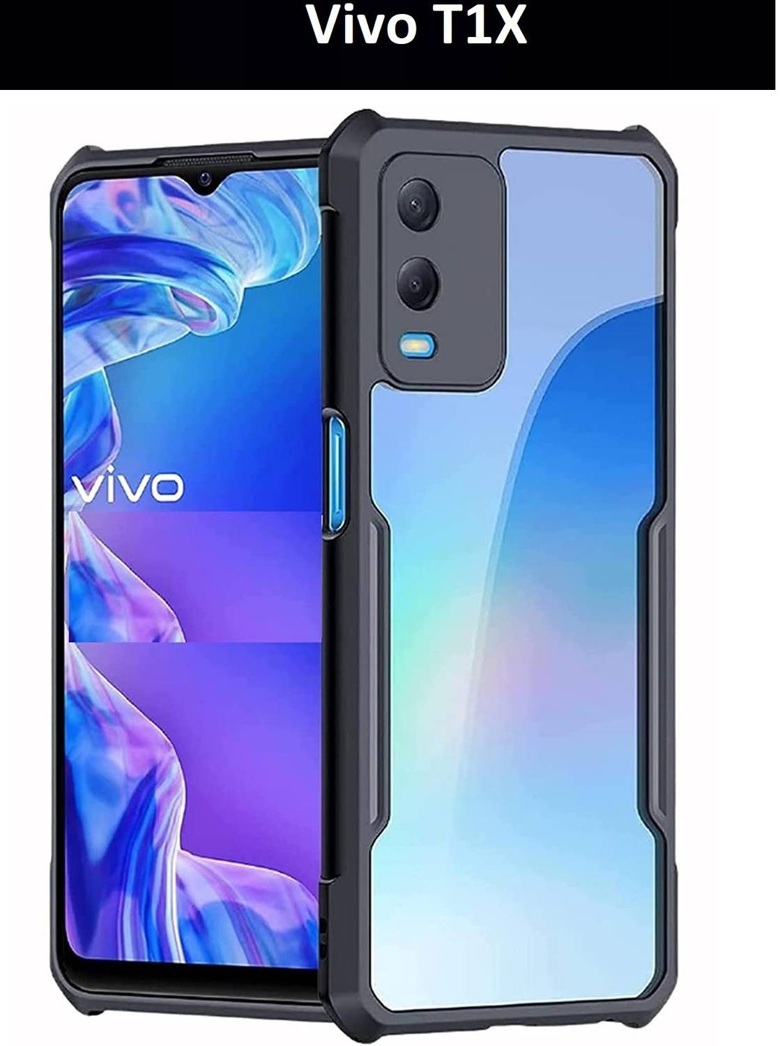 Bodoma Back Cover for Vivo T1X, Vivo T1X